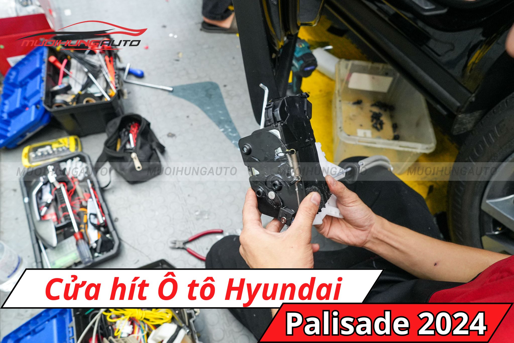 Cửa hít cho xe Hyundai Palisade 2024