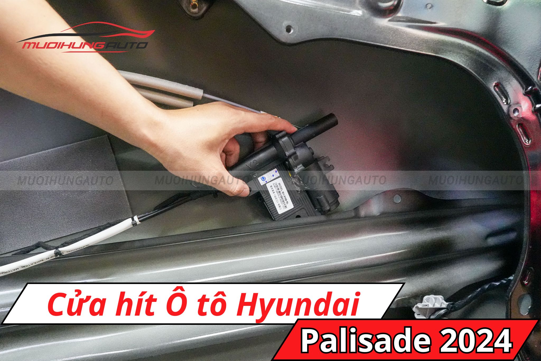 Cửa hít xe Hyundai Palisade 2024