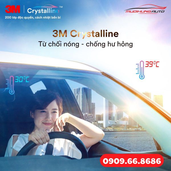 Dán phim 3M CR40 xe 4 chỗ
