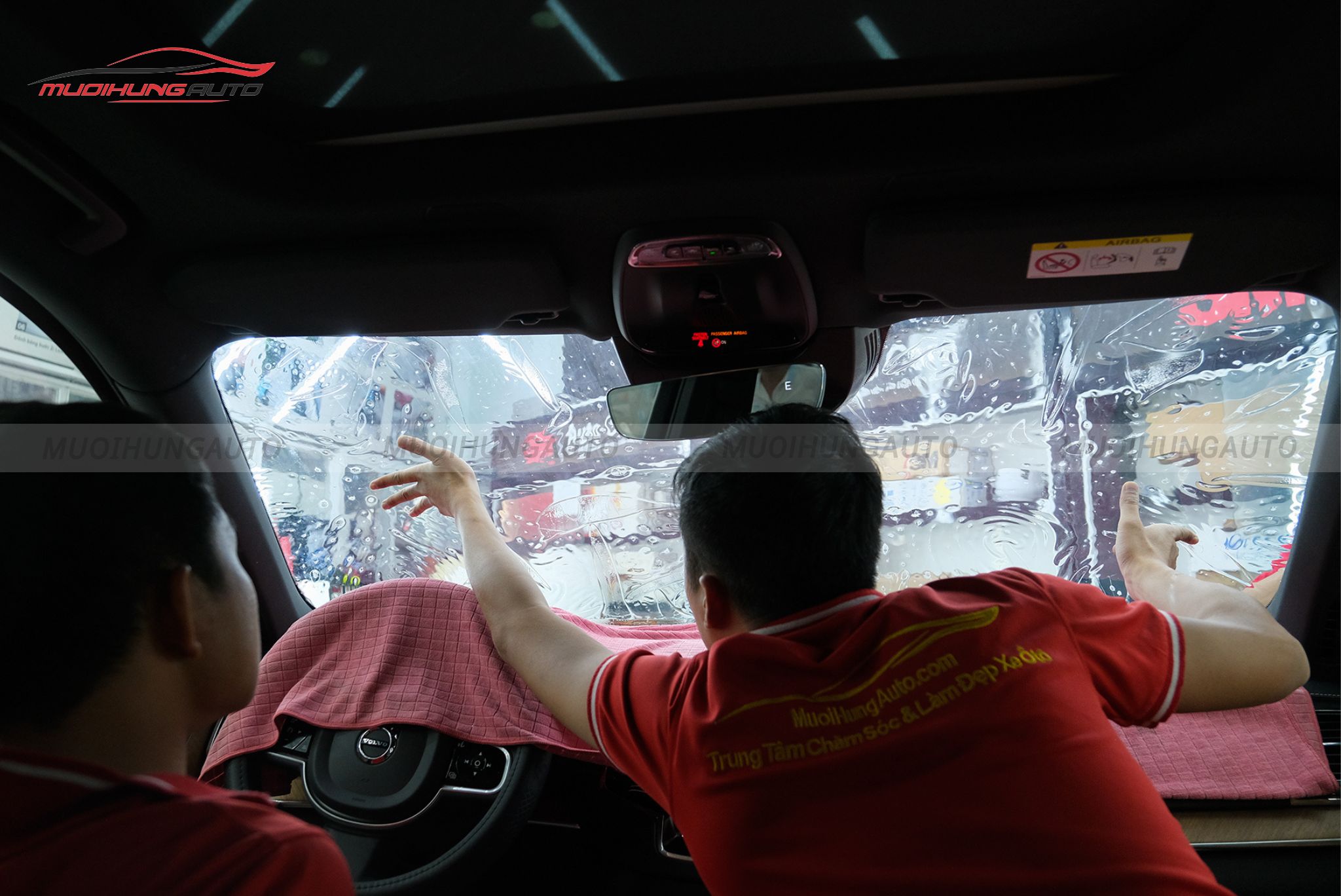Dán phim cách nhiệt 3M chính hãng cho xe Volvo XC90 2019