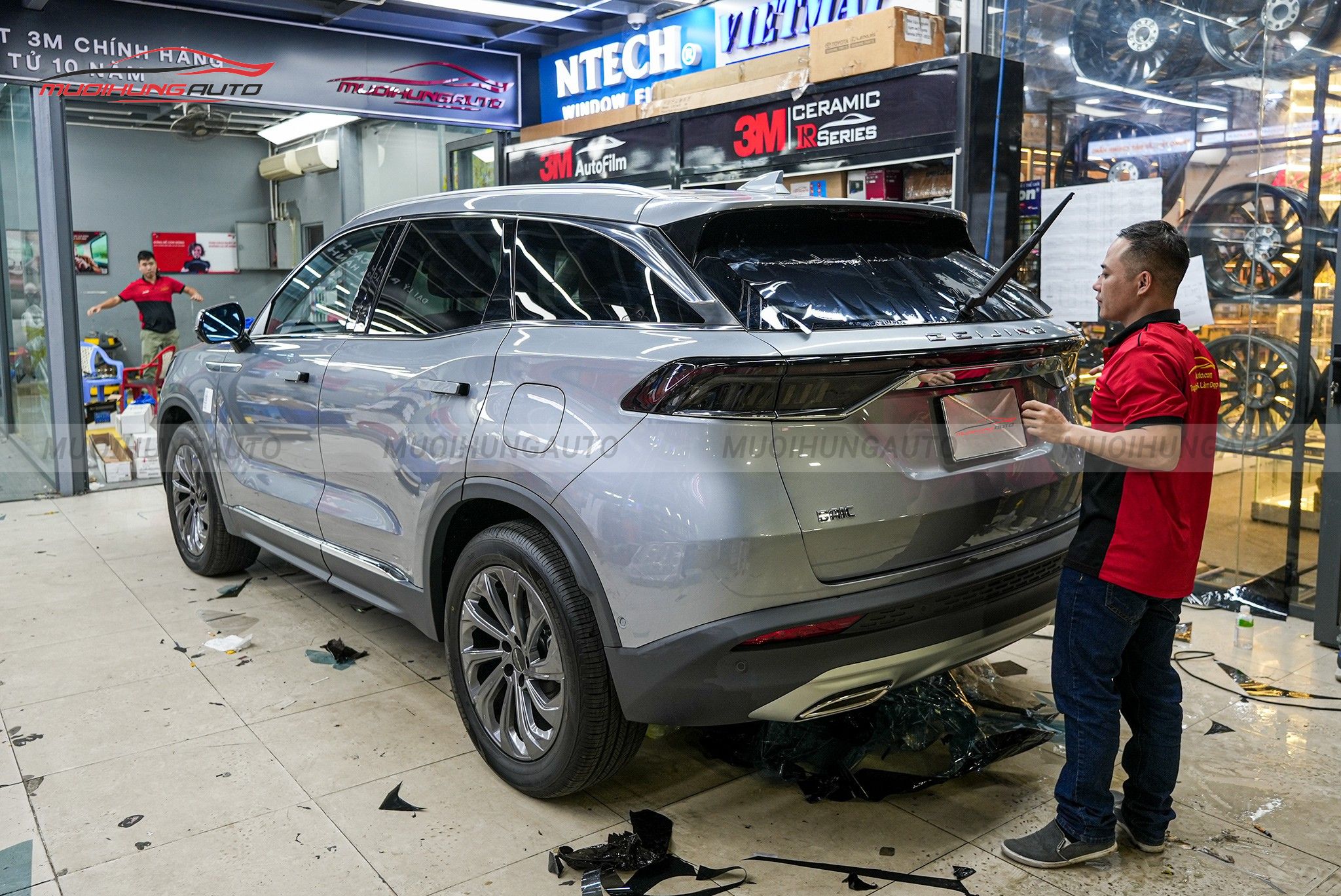 Dán phim cách nhiệt 3M chính hãng ô tô Beijing X7 2022
