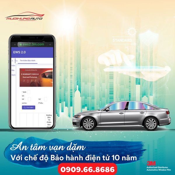 Dán phim cách nhiệt 3M chính hãng