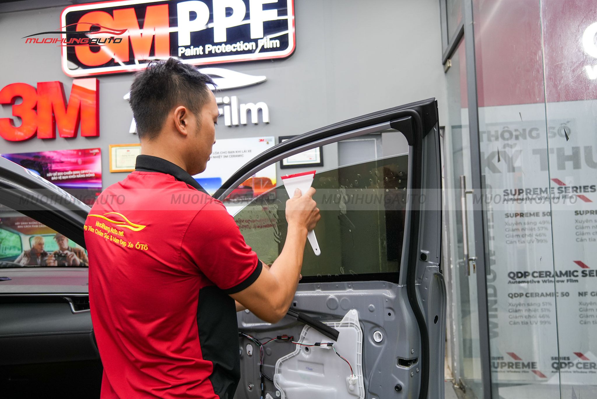 Dán phim cách nhiệt 3M cho Vinfast Minio Green