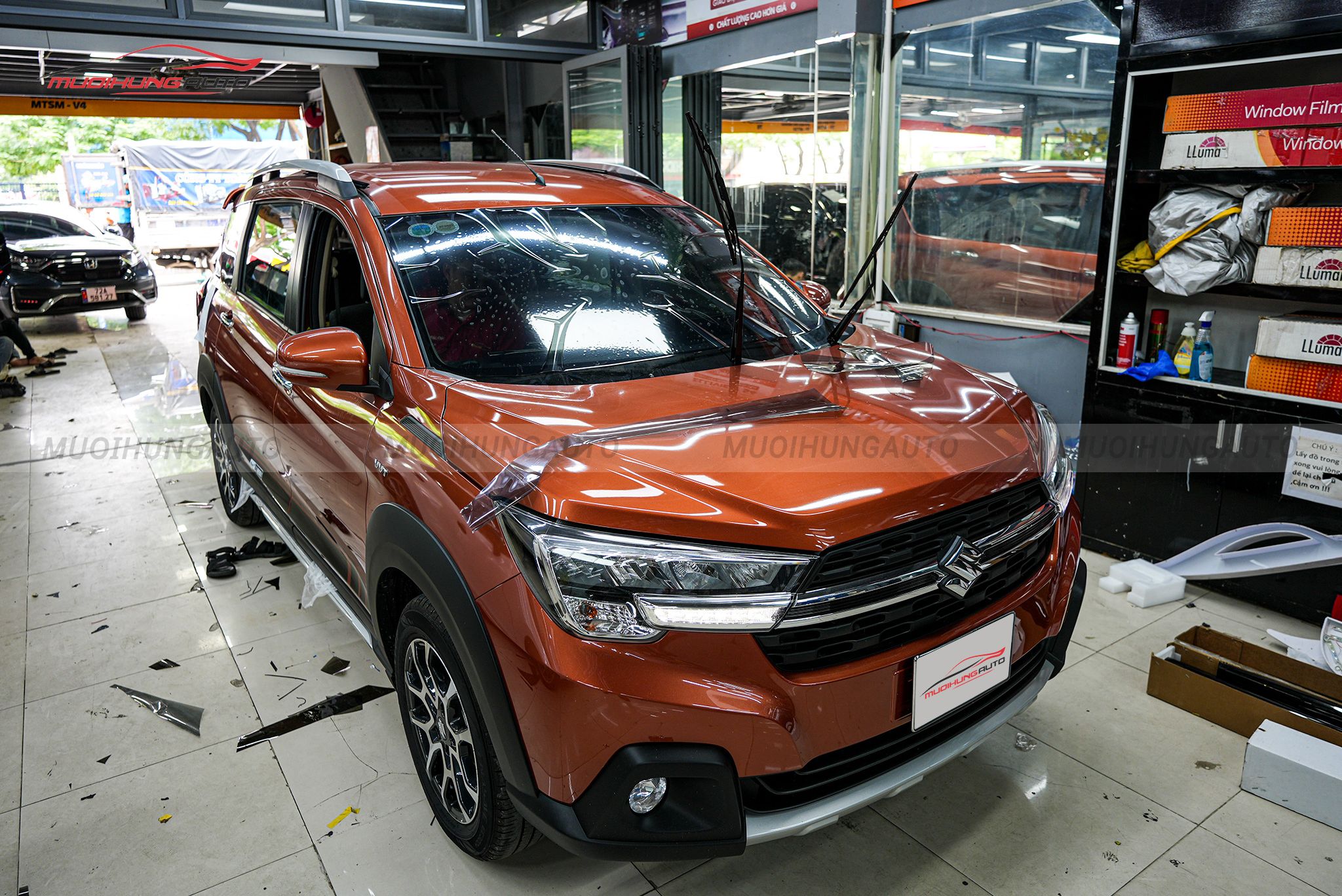 Dán phim cách nhiệt 3M ô tô Suzuki XL7 2022