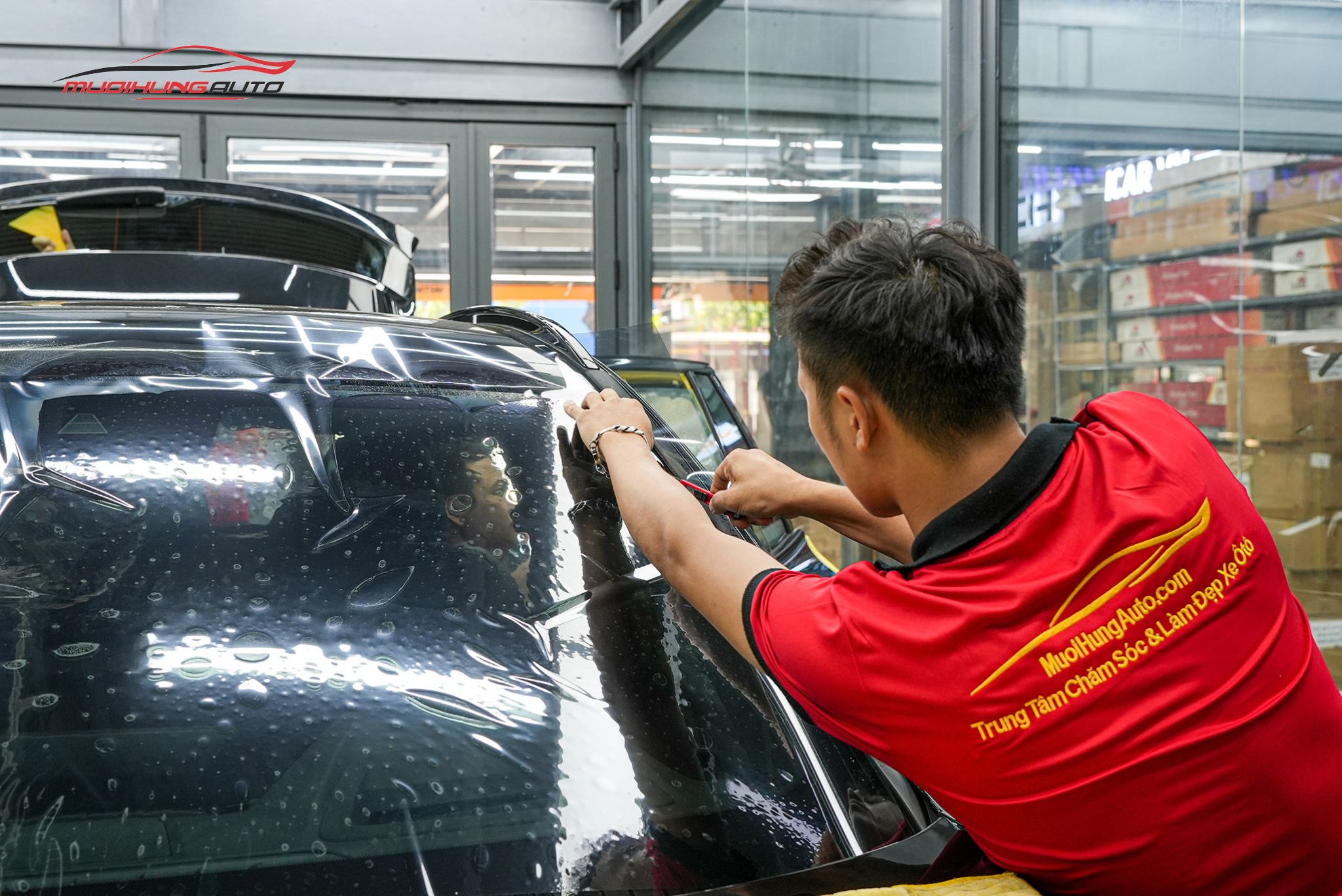 Dán phim cách nhiệt 3M xe BMW X3 2023