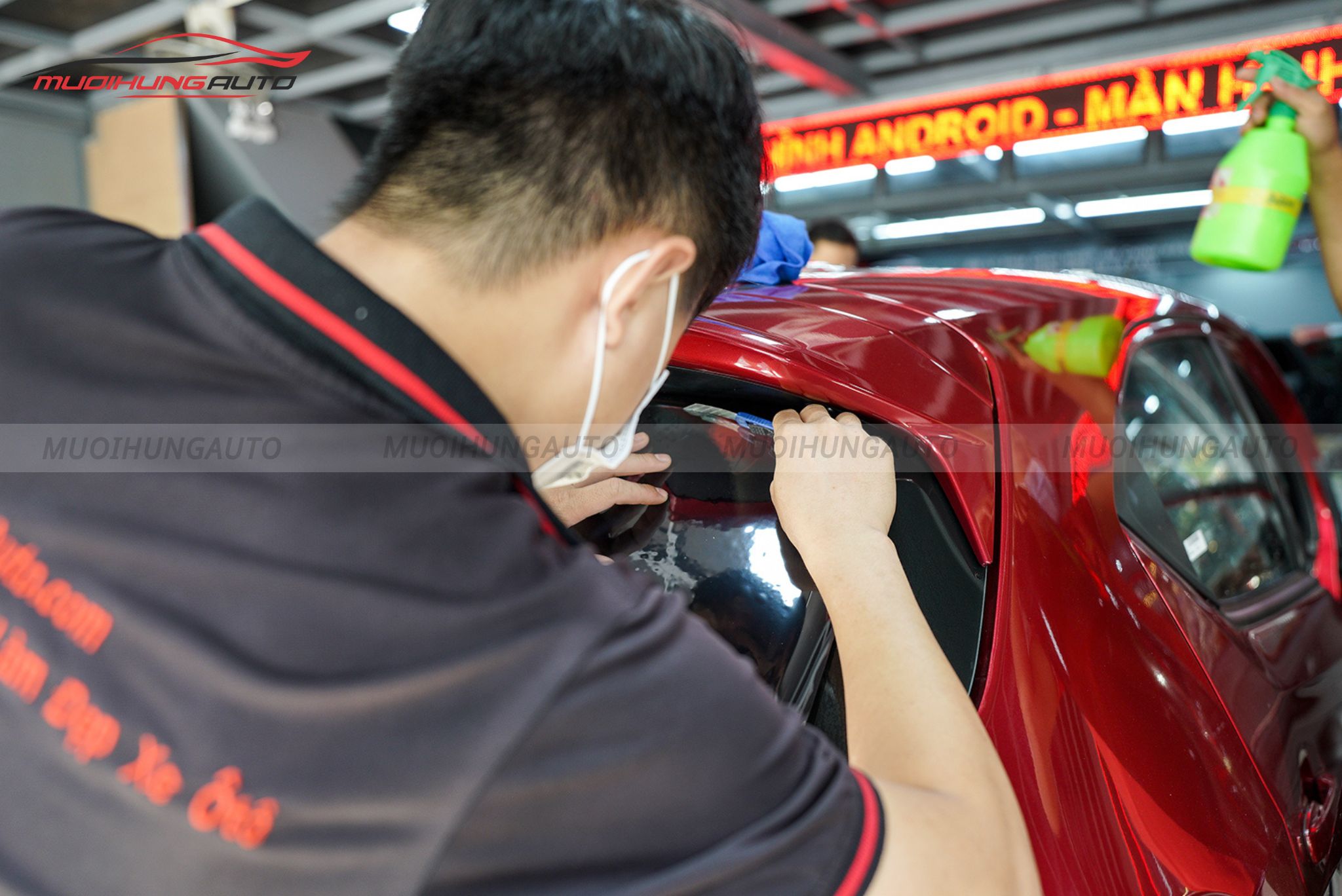 Dán phim cách nhiệt Global Vinfast Minio Green