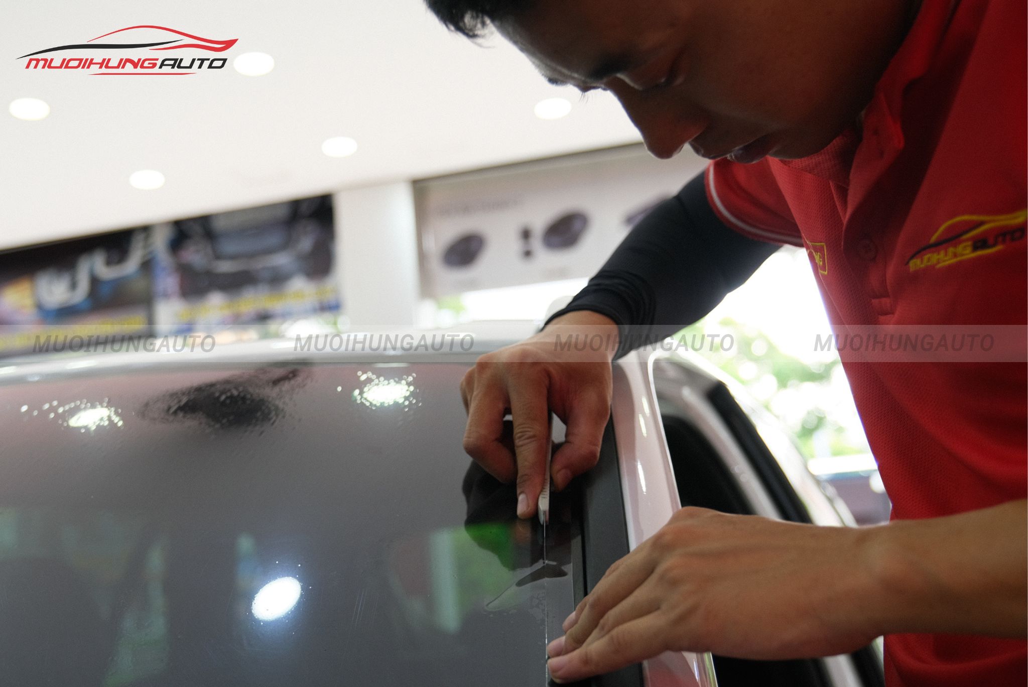 Dán phim cách nhiệt Ntech cho Vinfast Minio Green