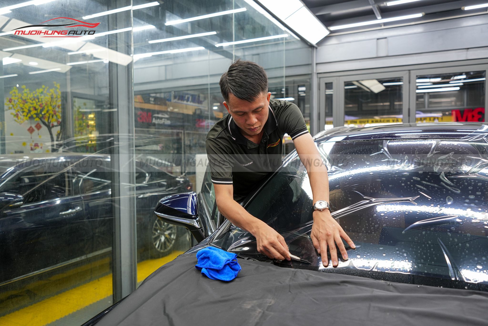 Dán phim cách nhiệt ô tô 3M Lexus RX350 2023