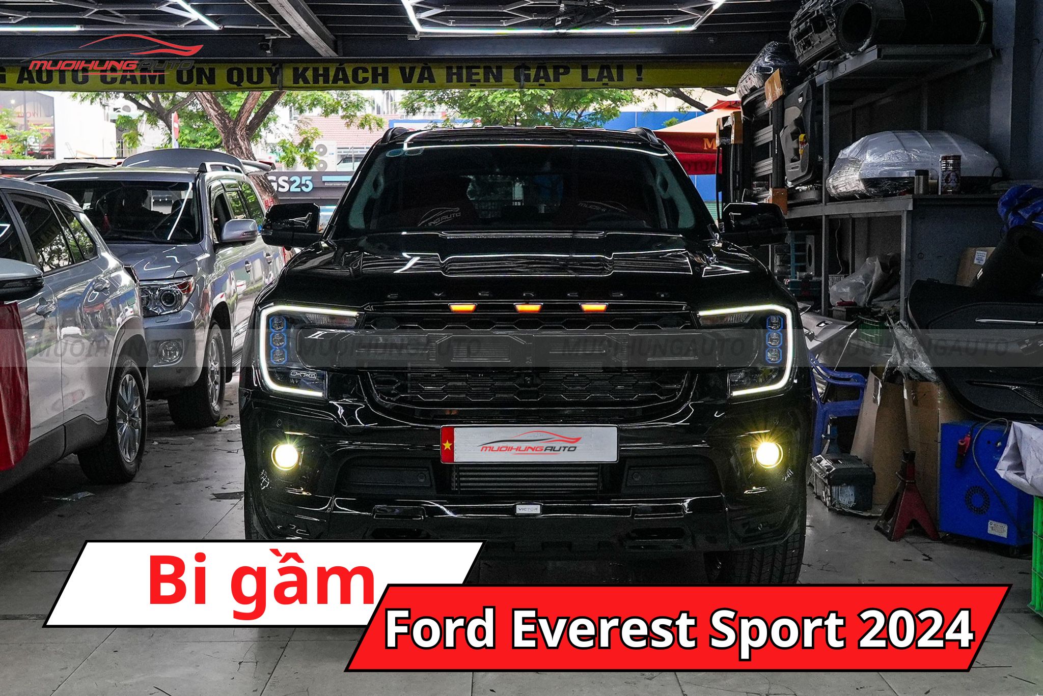 Đèn bi gầm Ford Everest Sport 2024