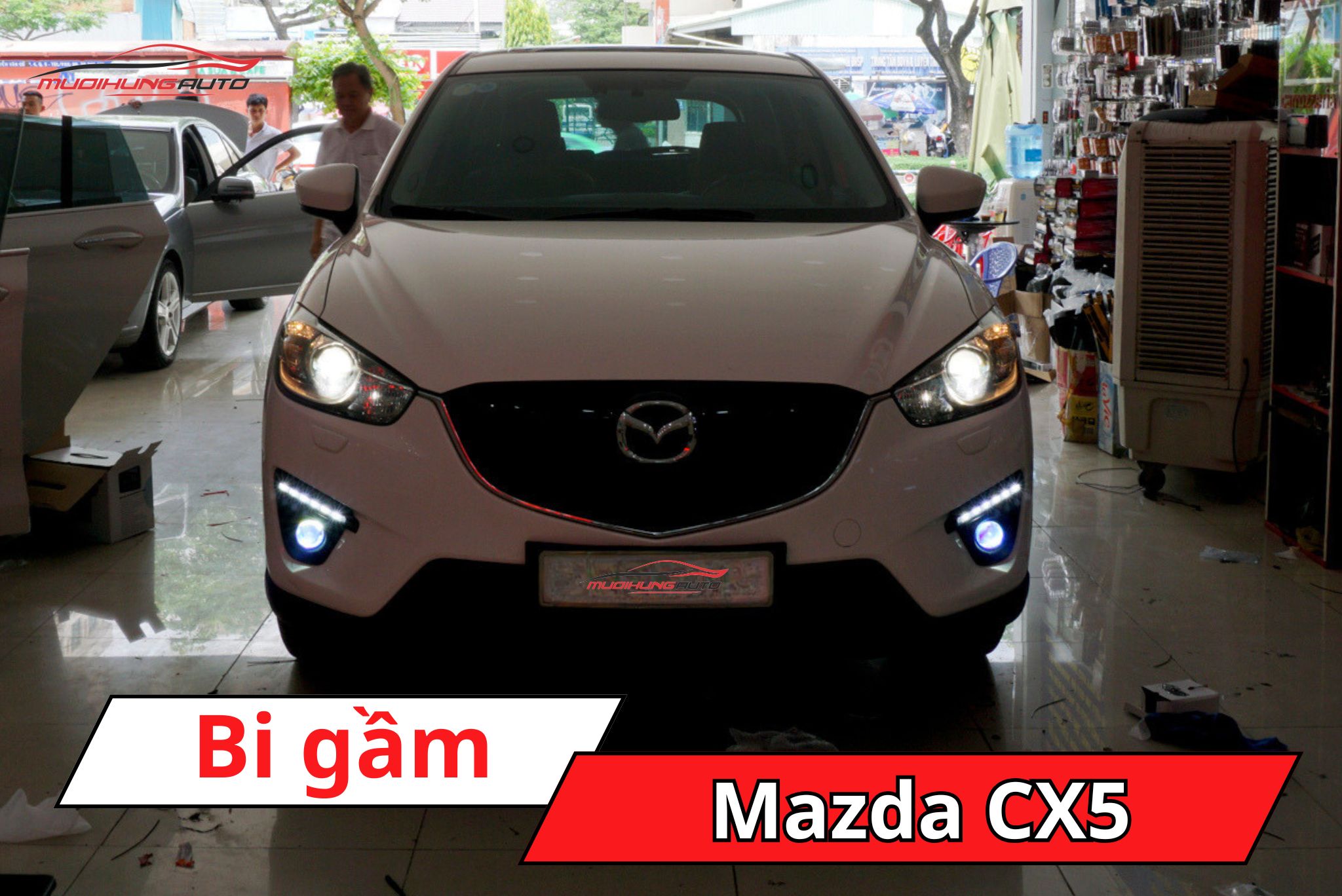 Đèn bi gầm Mazda CX5