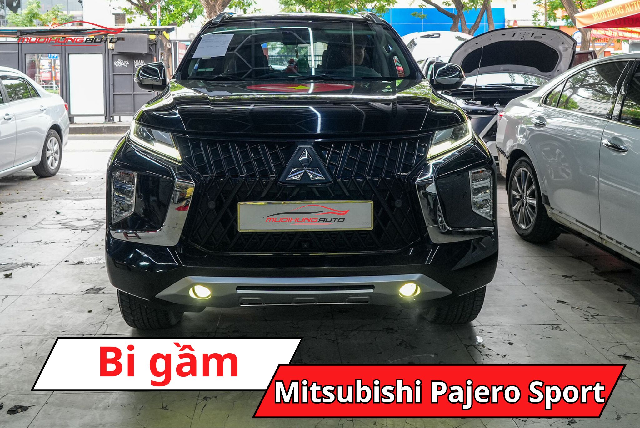 Đèn bi gầm Mitsubishi Pajero Sport