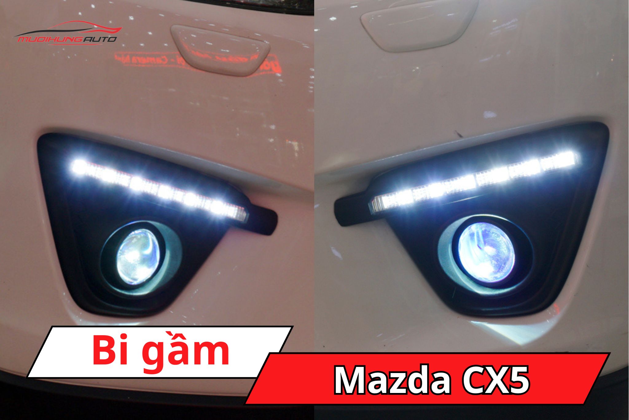 Đèn bi gầm ô tô Mazda CX5