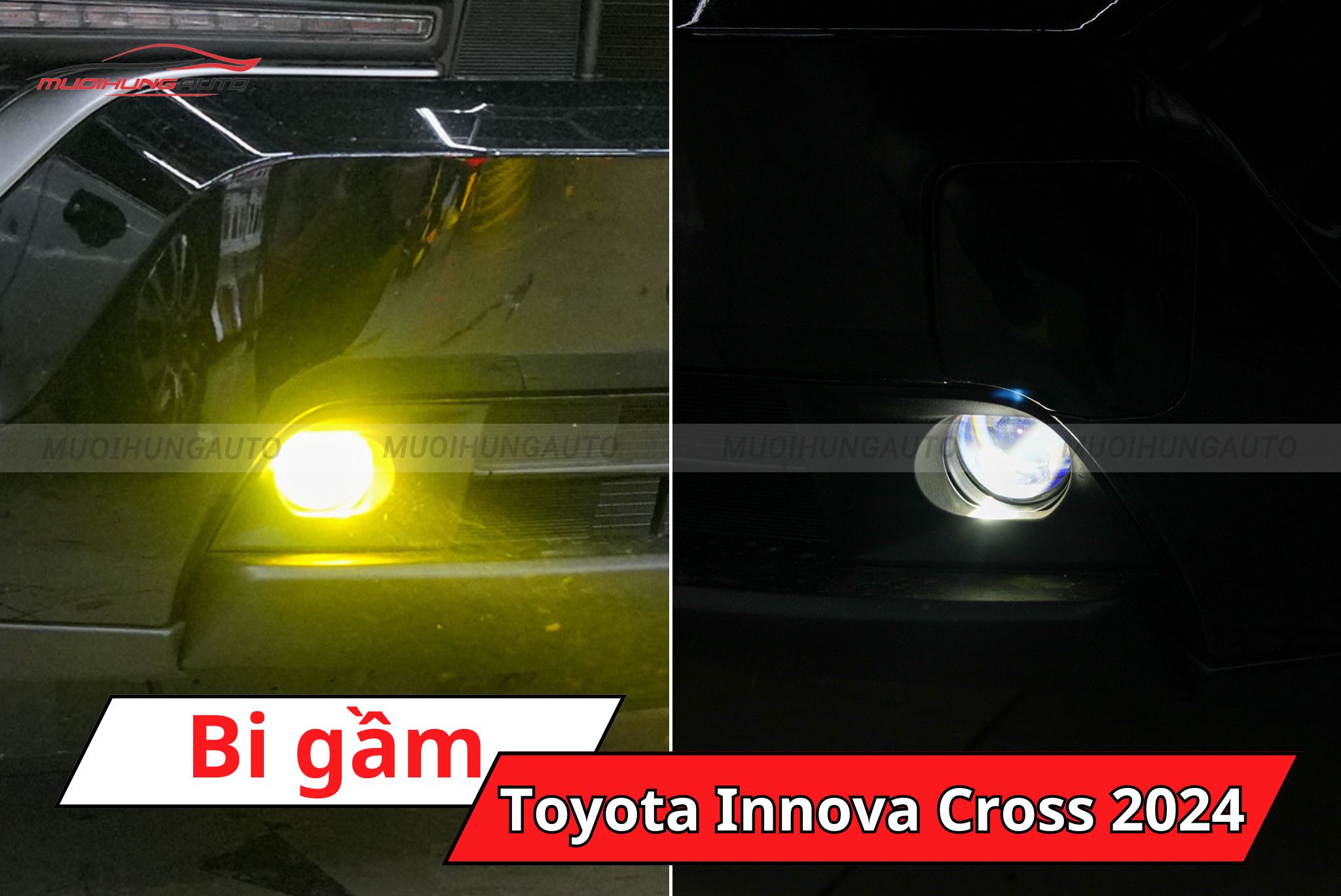 Đèn bi gầm ô tô Toyota Innova Cross 2024