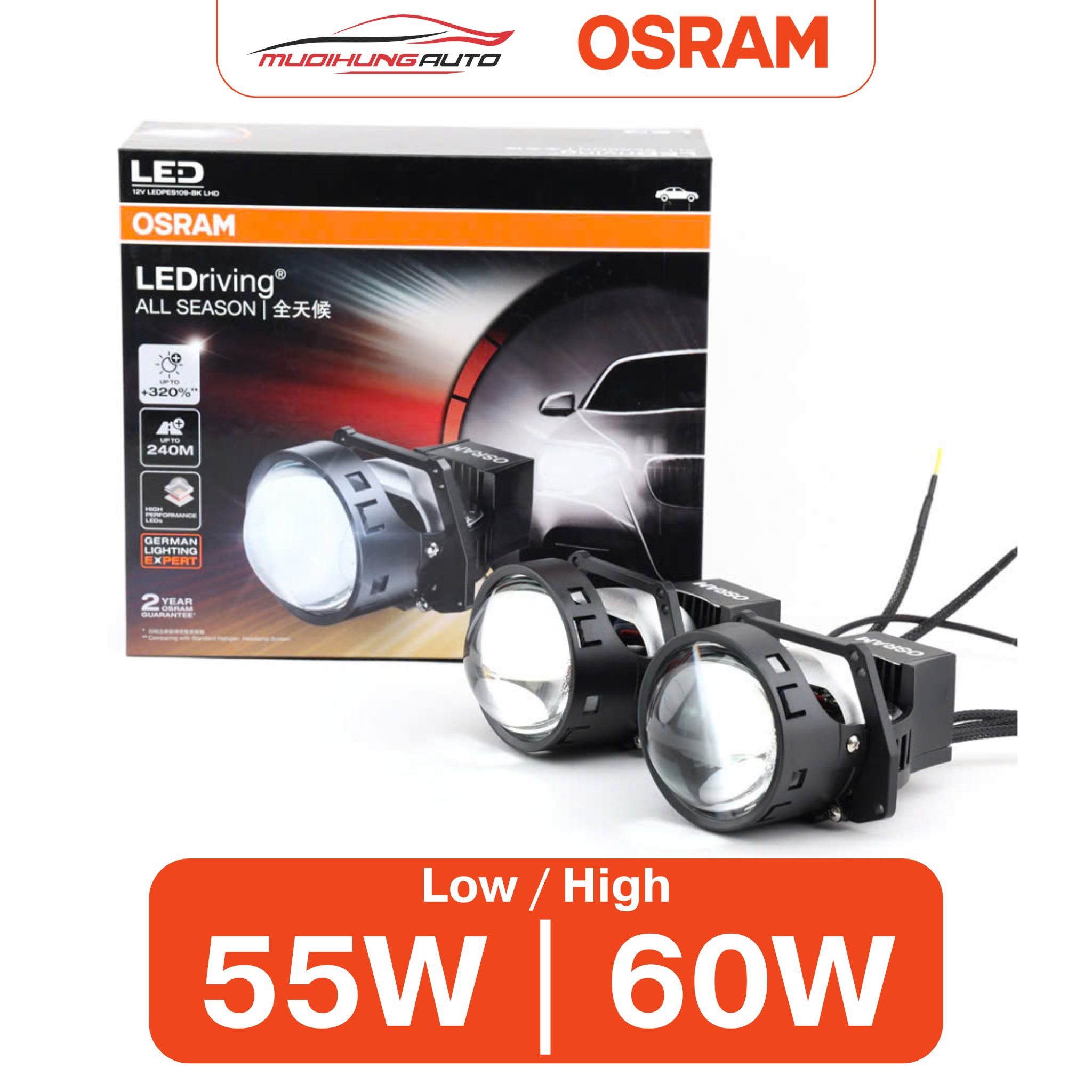 Đèn bi LED Osram LEDriving CBI Advance