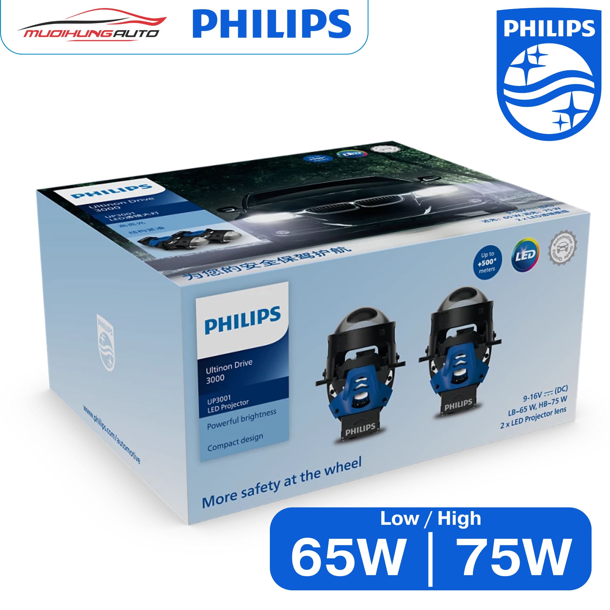 đèn bi pha Philips Ultinon Drive 3000 - UP3001