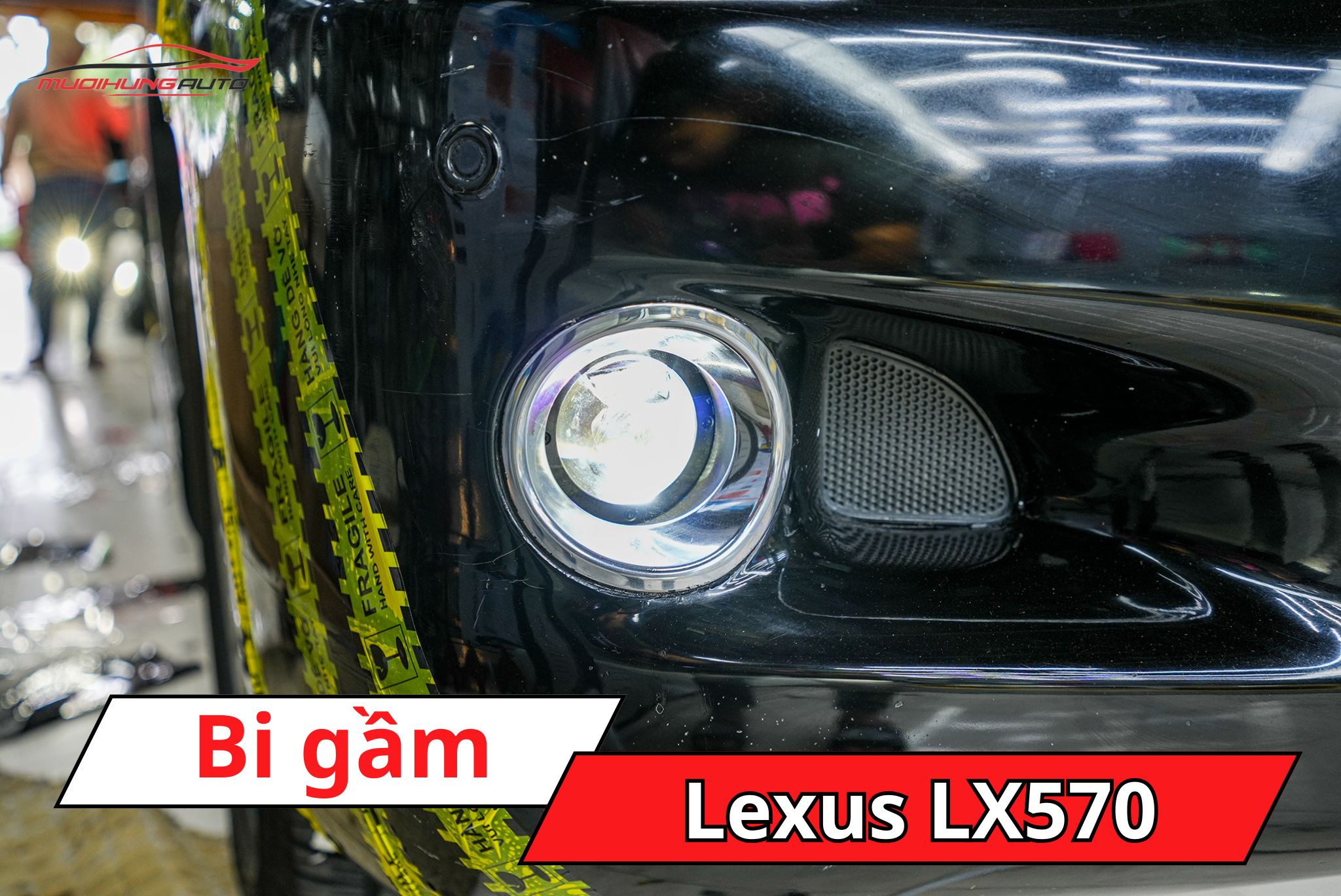 Độ bi gầm Lexus LX570
