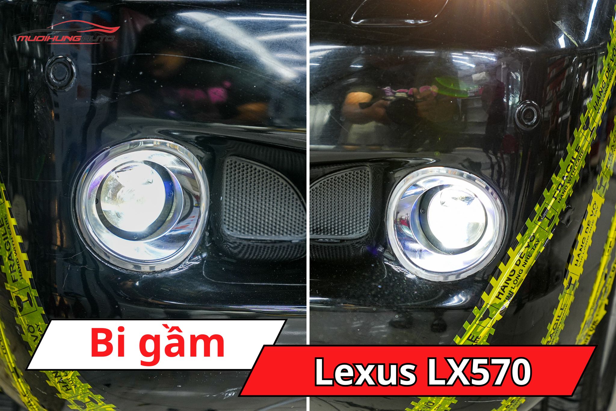 Độ bi gầm ô tô Lexus LX570