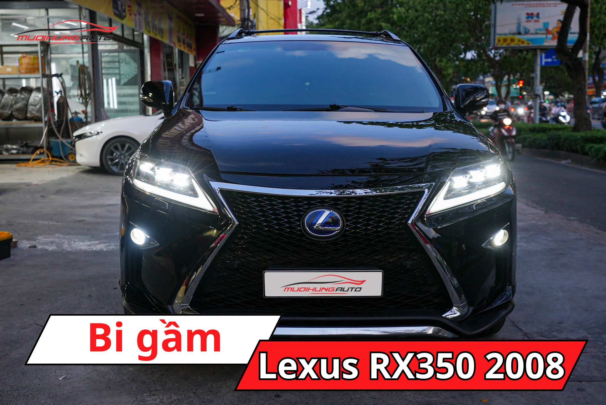 Độ bi gầm ô tô Lexus RX350 2008