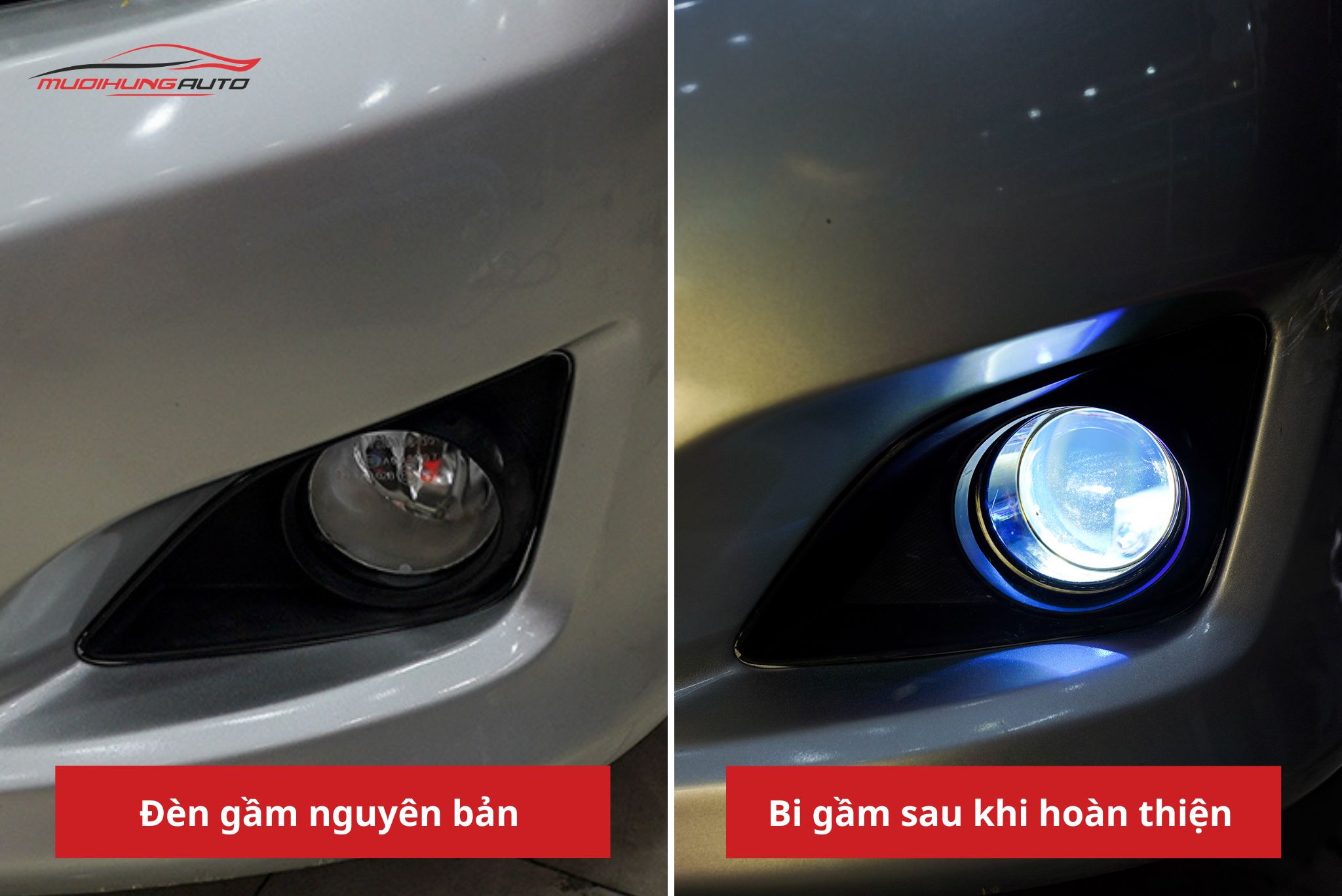 Độ bi gầm ô tô Toyota Altis