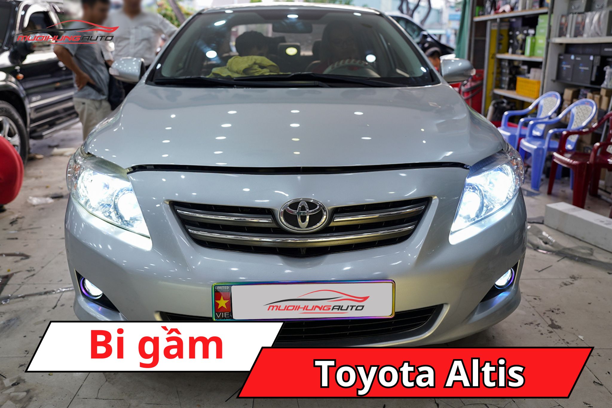 Độ bi gầm Toyota Altis
