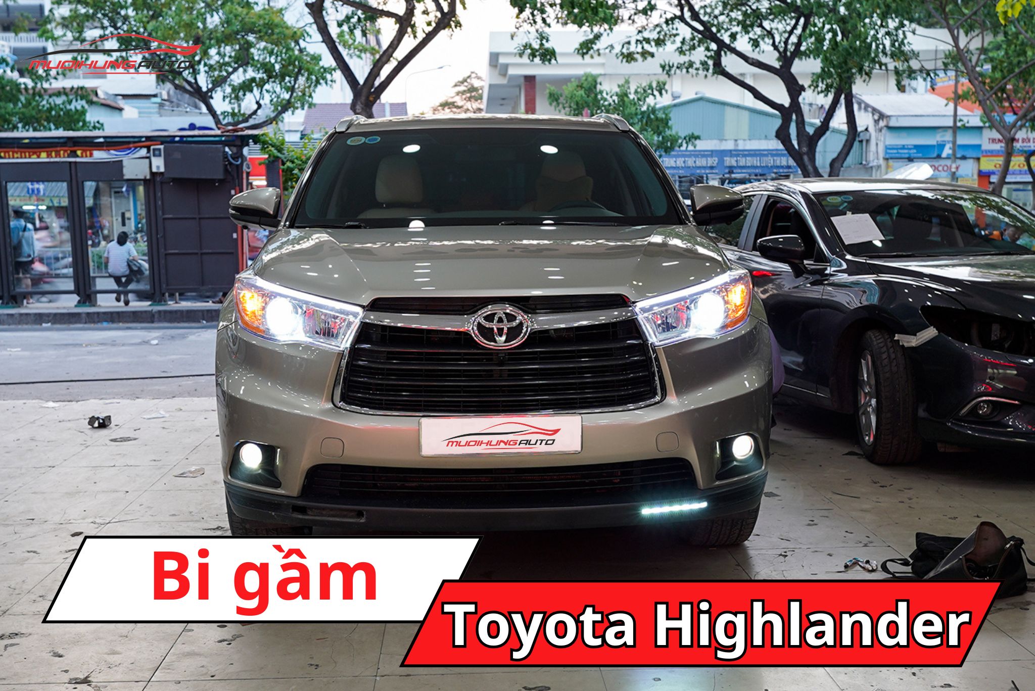Độ bi gầm Toyota Highlander