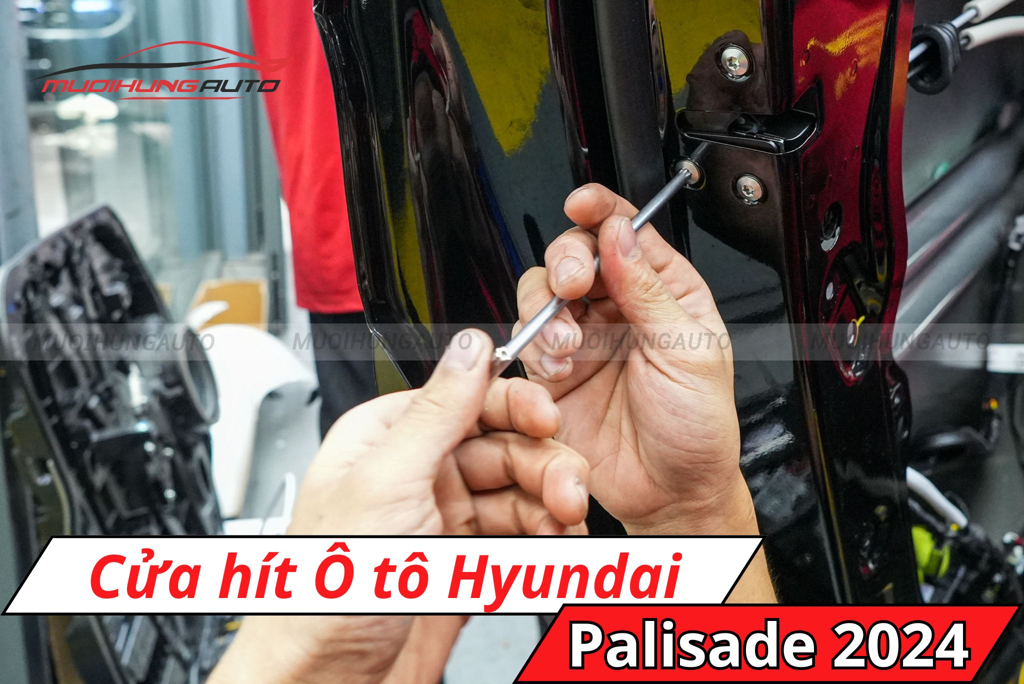Độ cửa hít Hyundai Palisade 2024