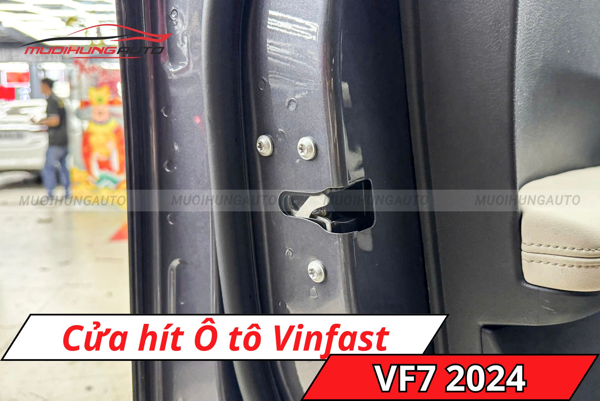 Độ cửa hít xe Vinfast VF7 2024