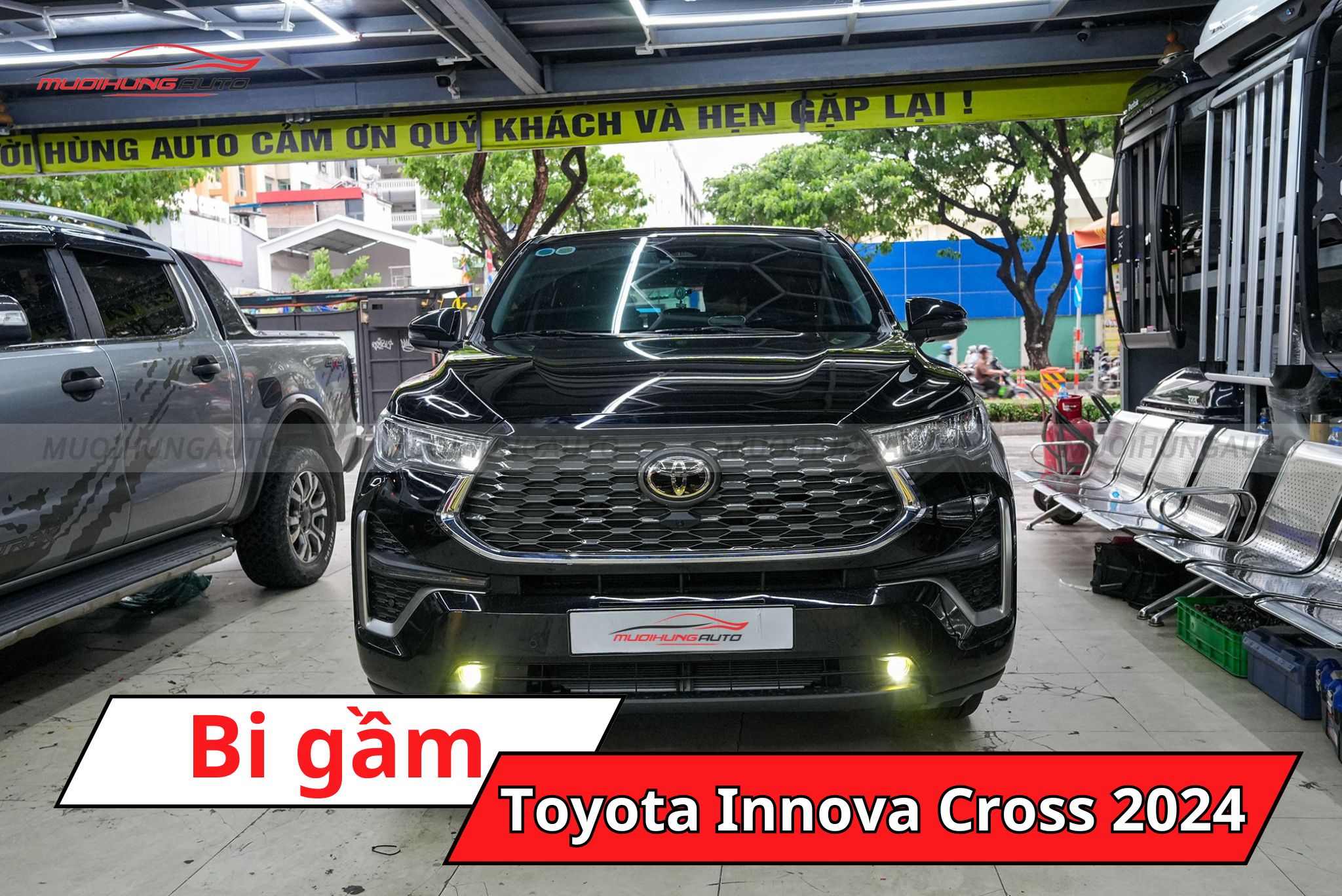 Độ đèn bi gầm Toyota Innova Cross 2024