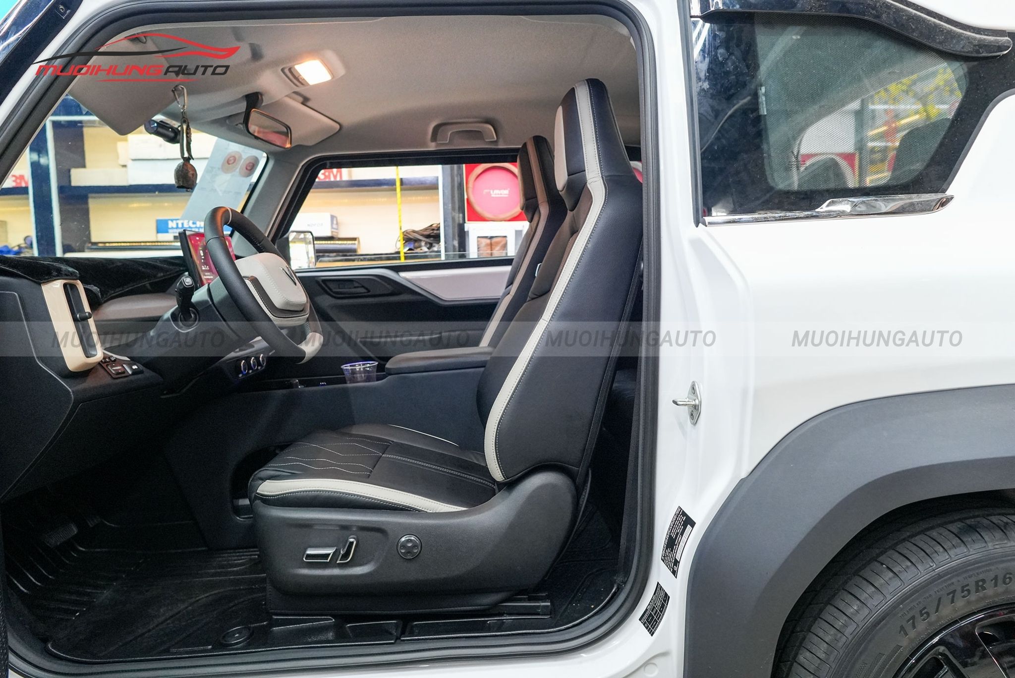 Độ ghế chỉnh điện ô tô Vinfast VF3 2024