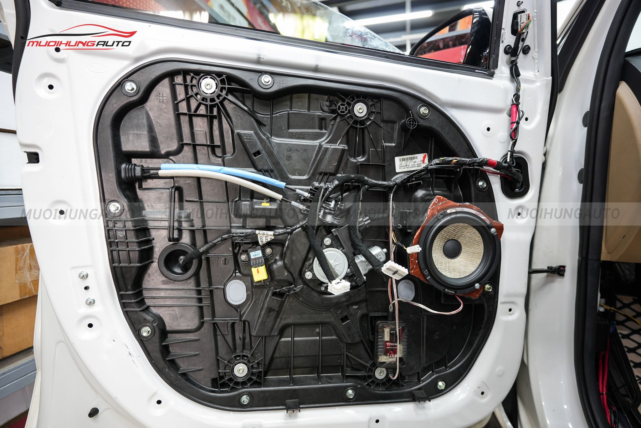 Độ loa cánh ô tô Kia Sedona