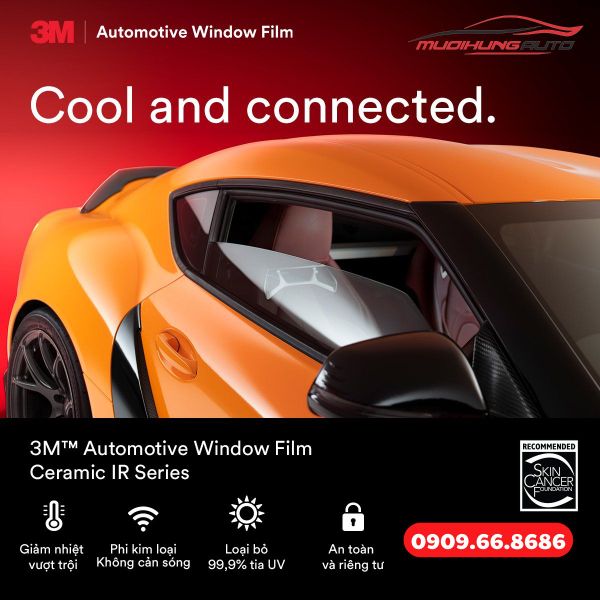 Film 3M dòng phim Ceramic hồng ngoại
