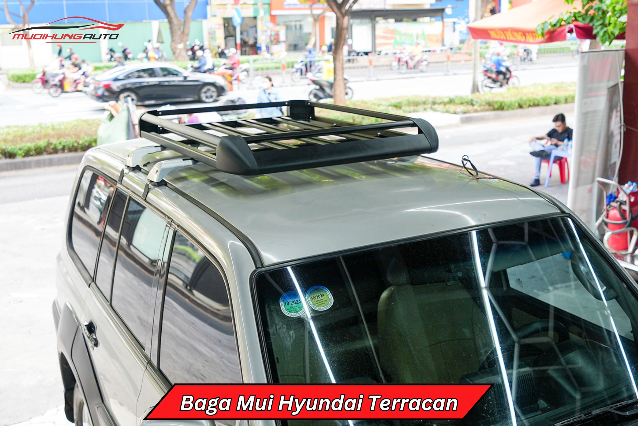 Giá để đồ trên nóc xe Hyundai Terracan