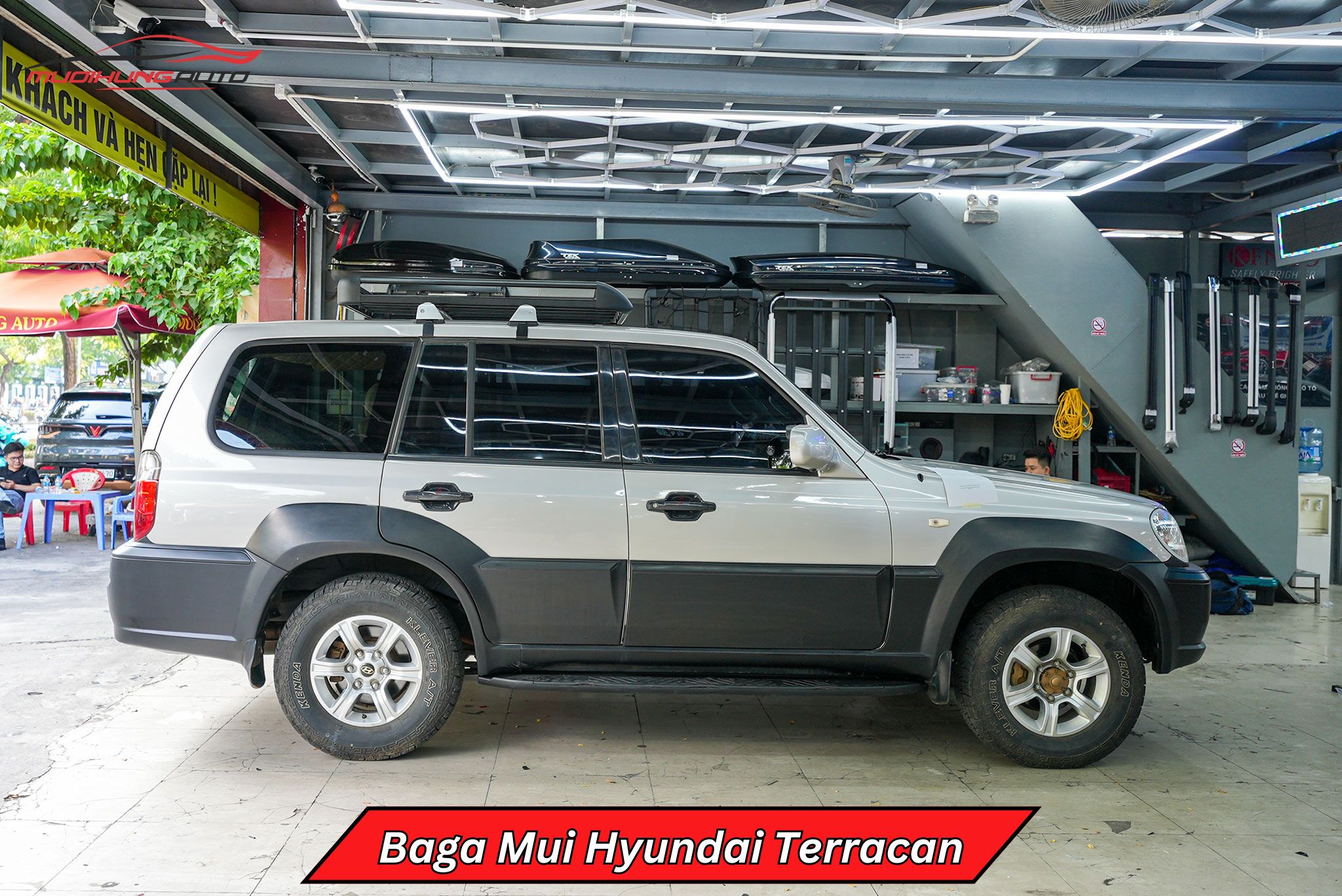 Giá đồ nóc xe Hyundai Terracan
