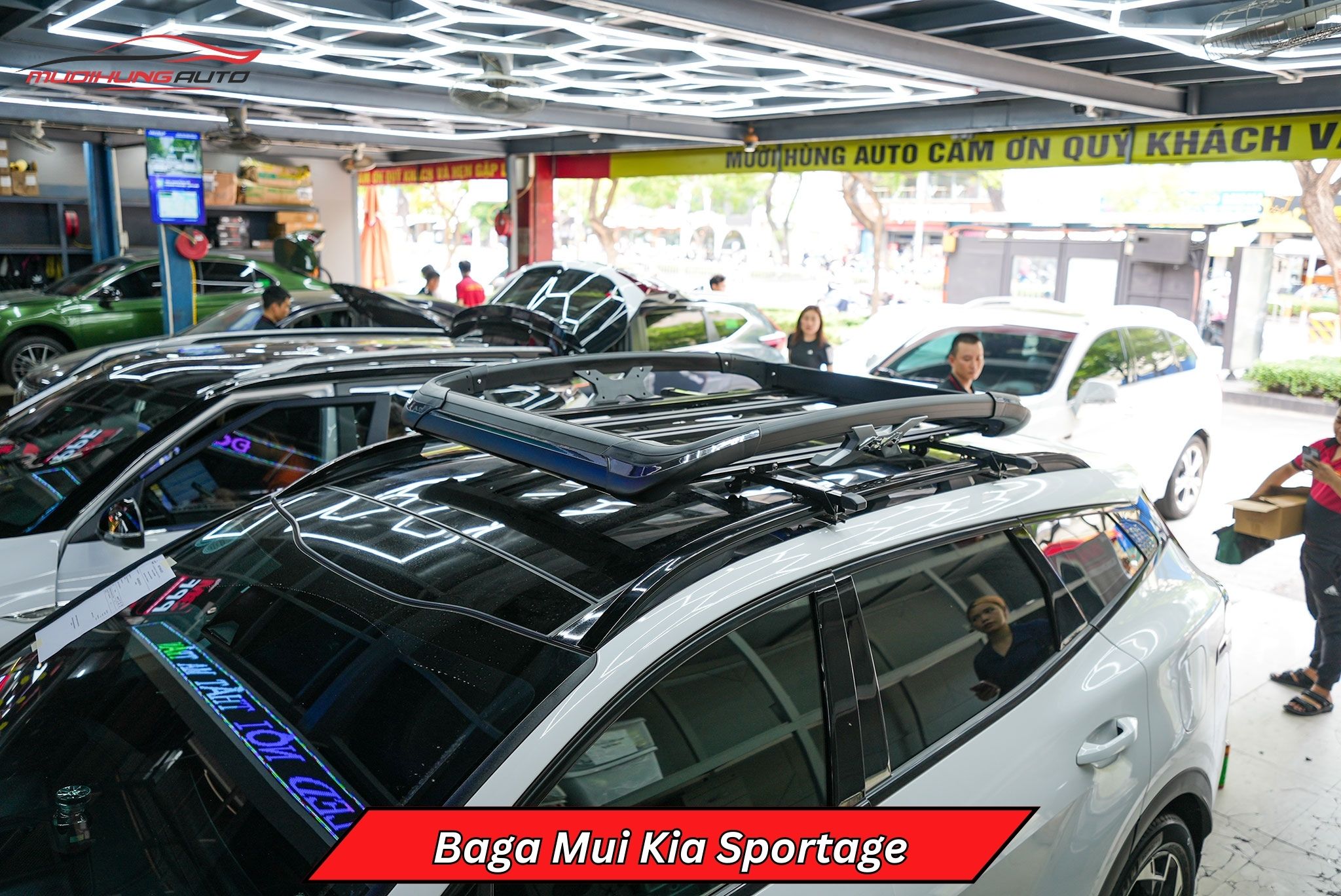 Giá nóc baga mui Kia Sportage