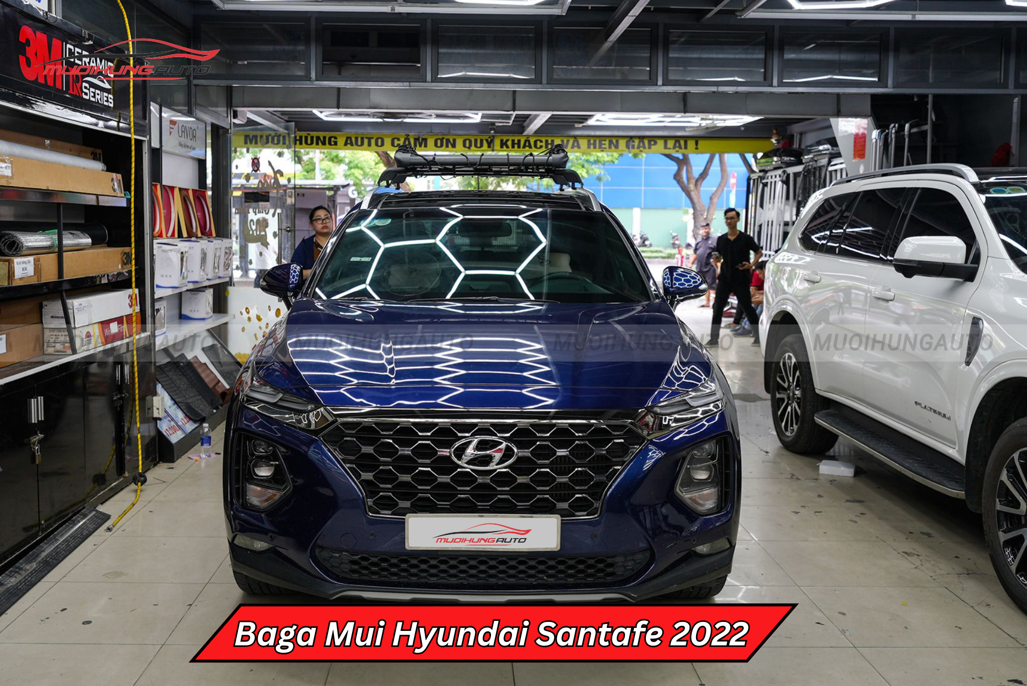 Giá nóc chở đồ Hyundai SantaFe 2022