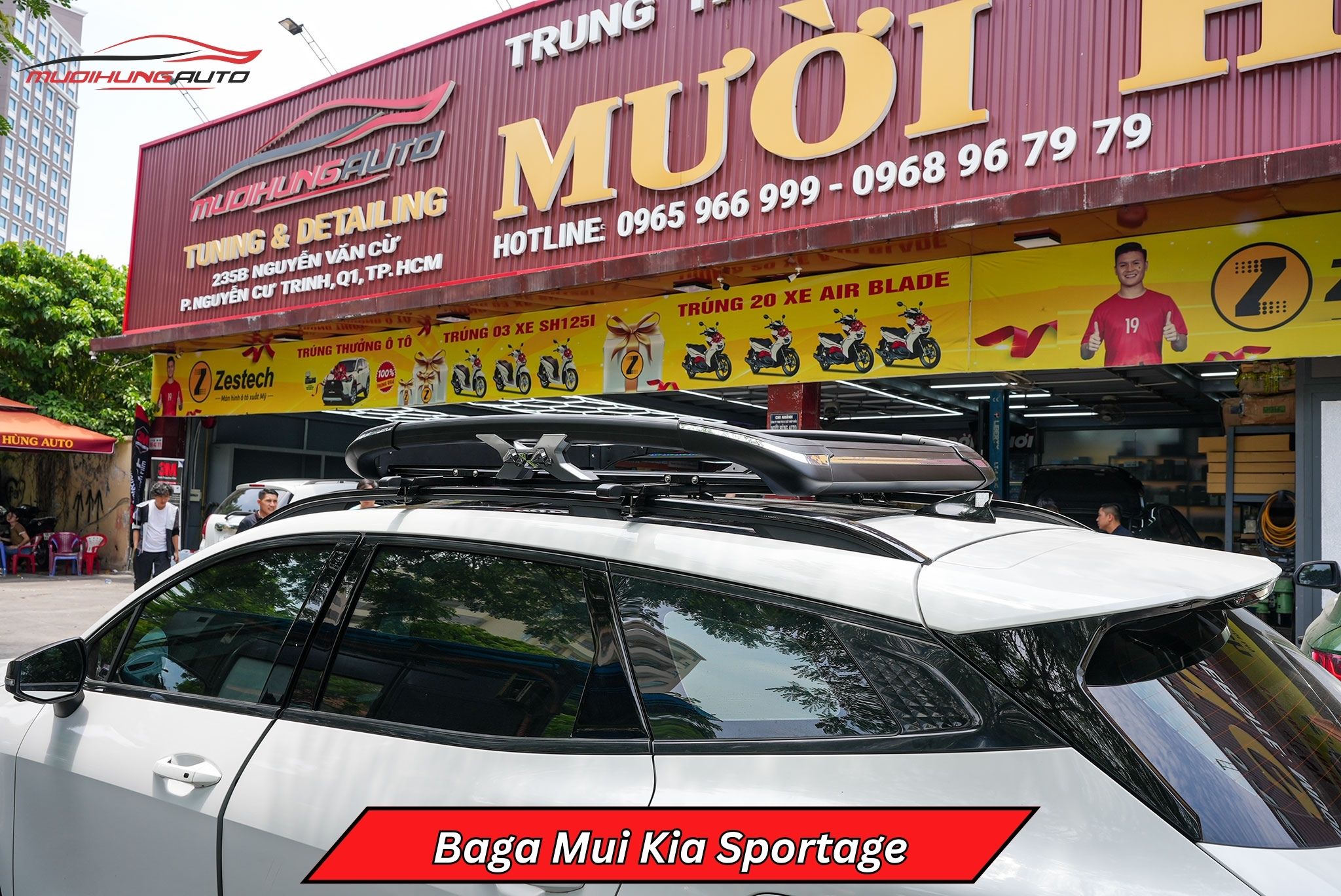 Giá nóc chở đồ Kia Sportage