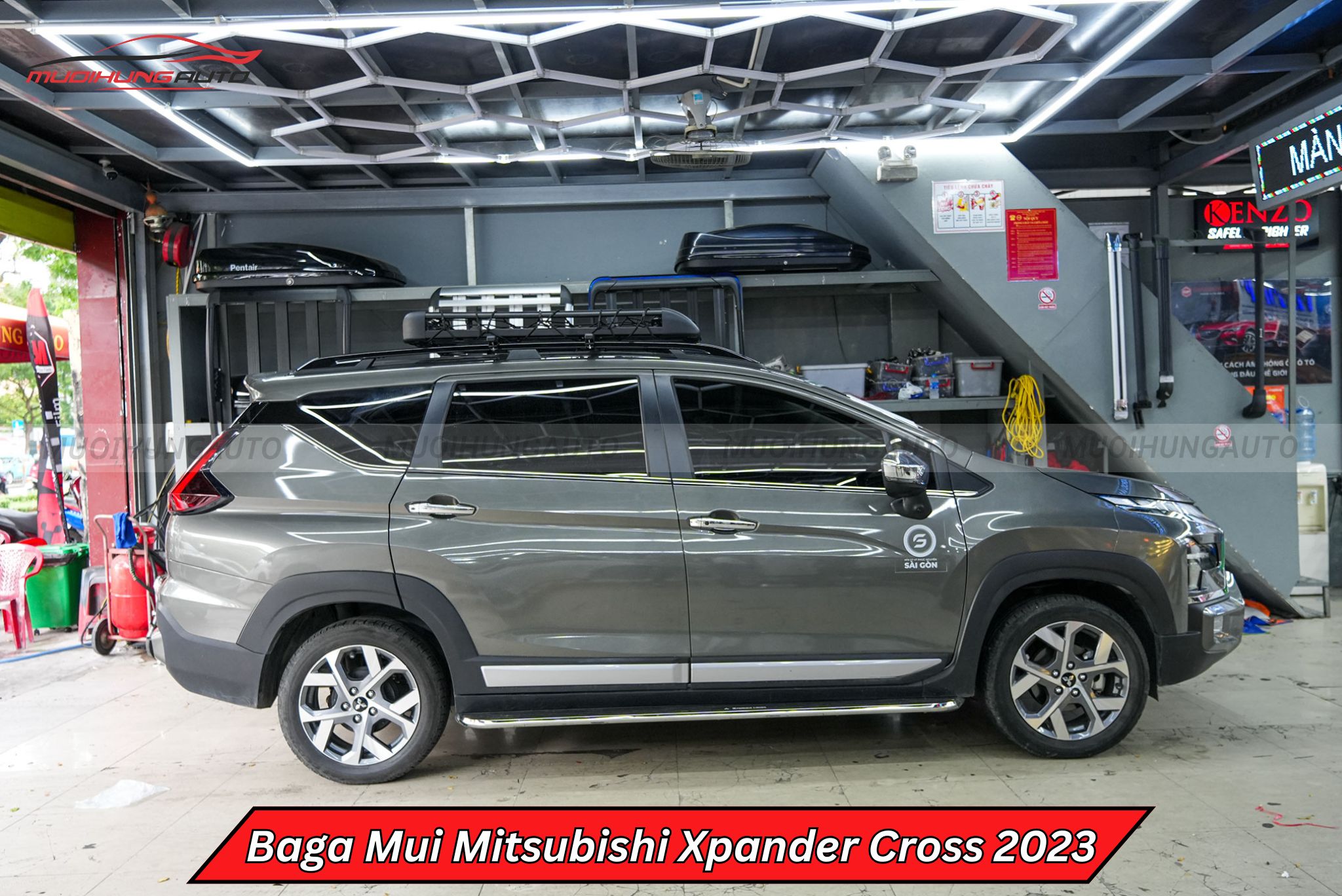 Giá nóc chở đồ Mitsubishi Xpander Cross 2023