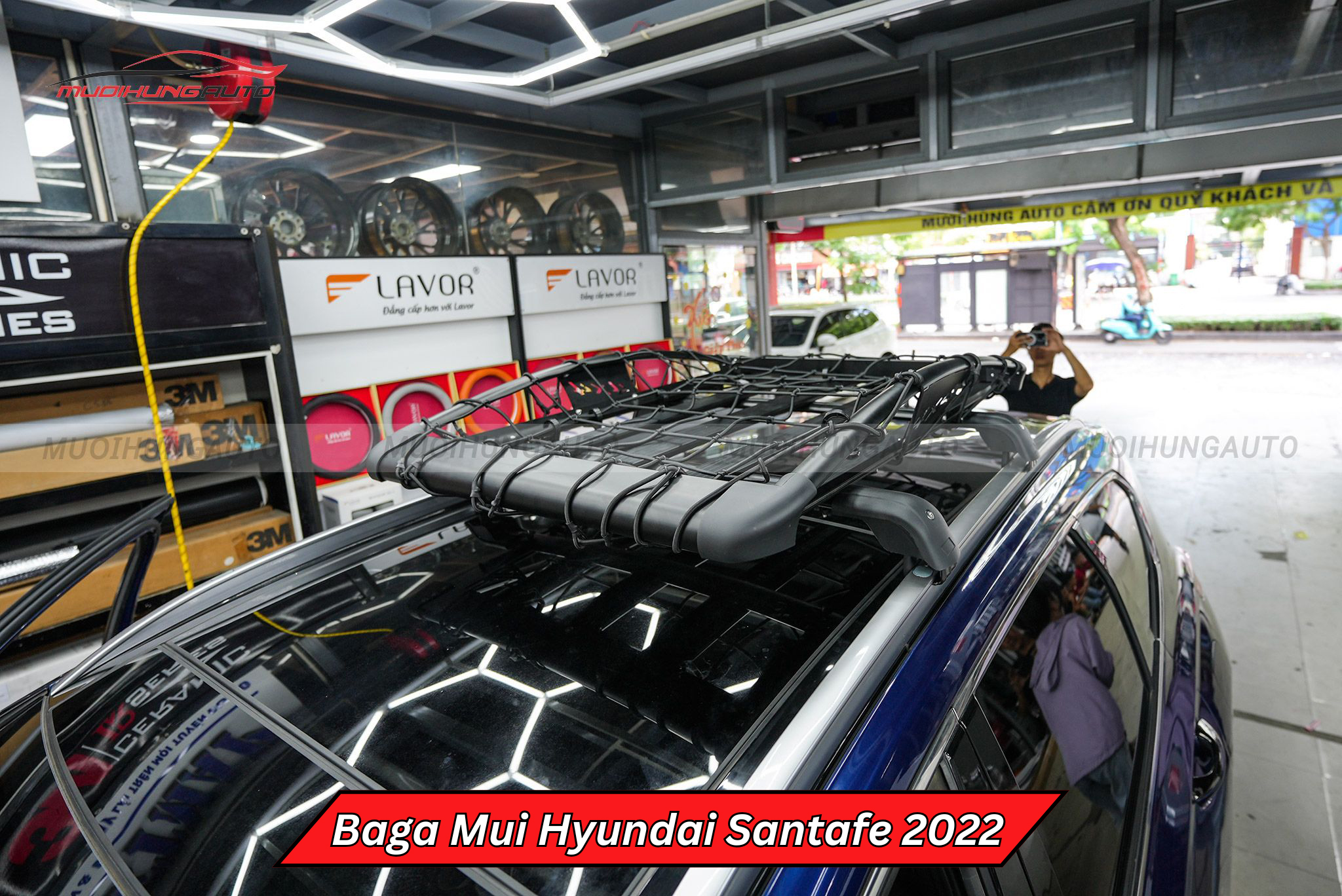 Giá nóc chở hàng Hyundai SantaFe 2022