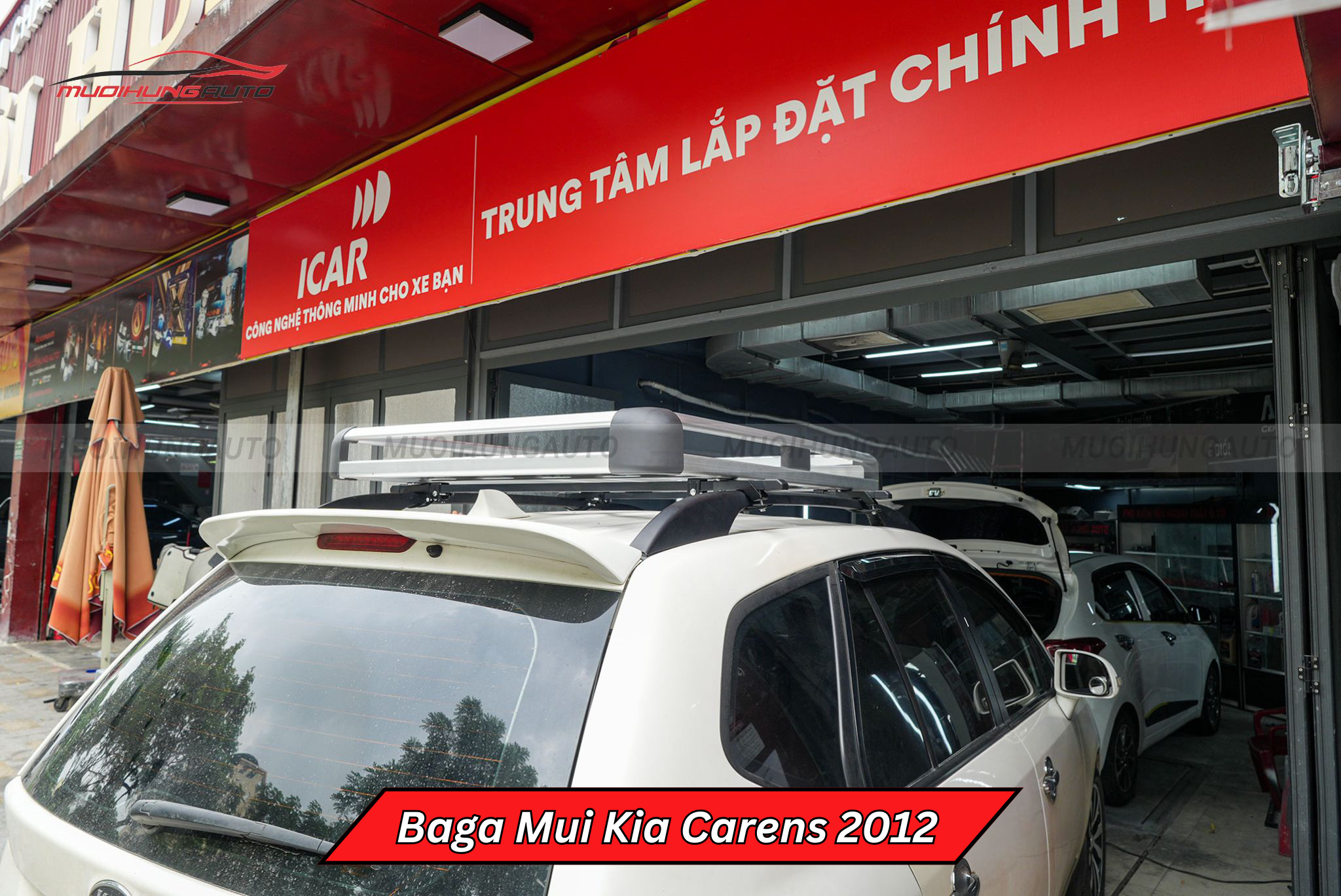 Giá nóc chở hàng Kia Carens 2012