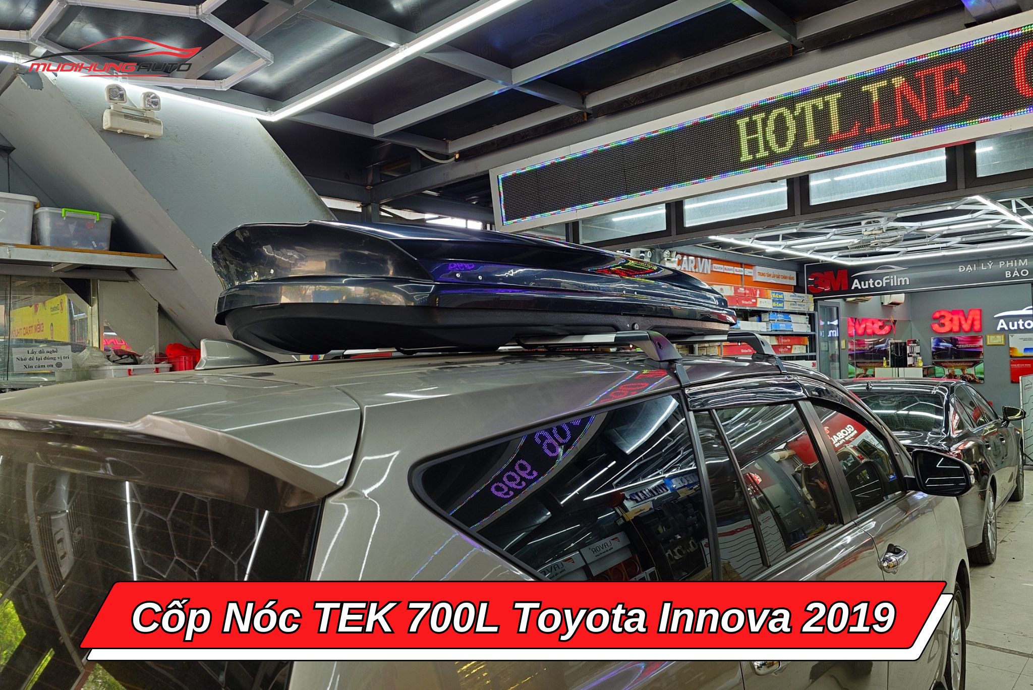 Giá nóc phi thuyền TEK 700l cho Toyota Innova 2019