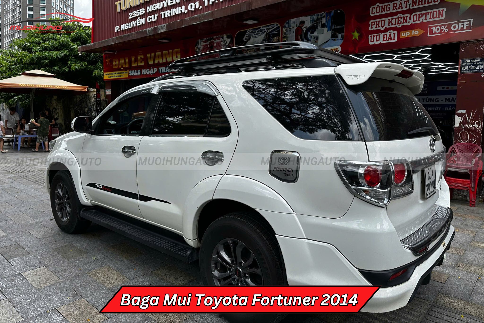 Giá nóc vuông Toyota Fortuner 2014