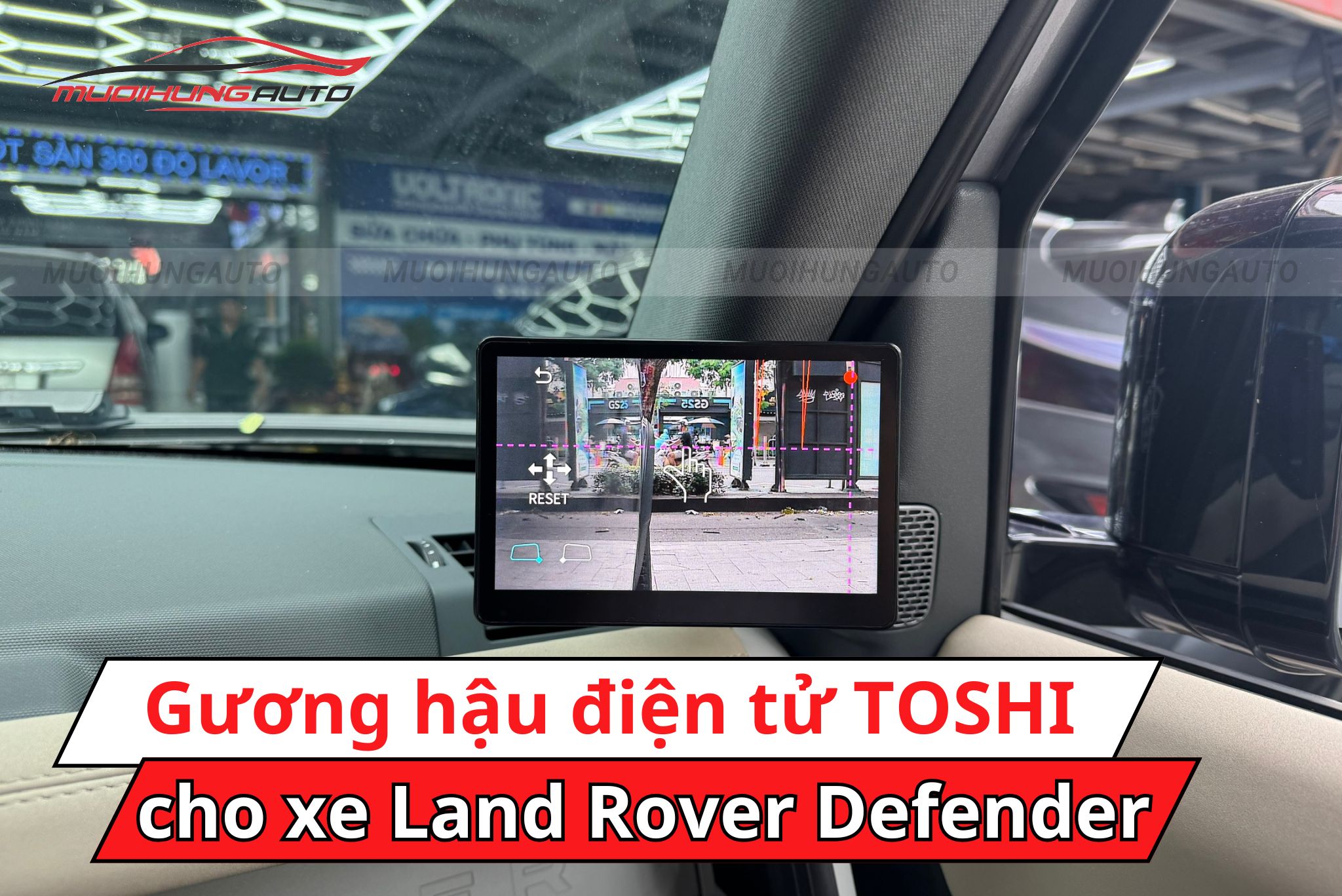 Gương hậu điện tử TOSHI ô tô Land Rover Defender