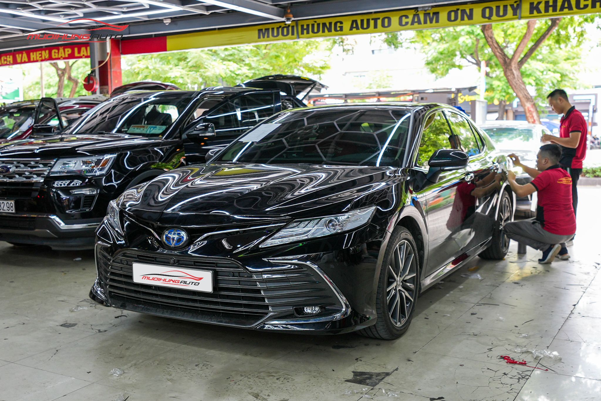 Hình ảnh thực tế thảm lót sàn Ncar ô tô Toyota Camry 2024