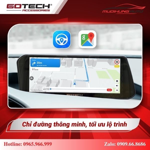 Hỗ trợ dẫn đường thông minh, chính xác