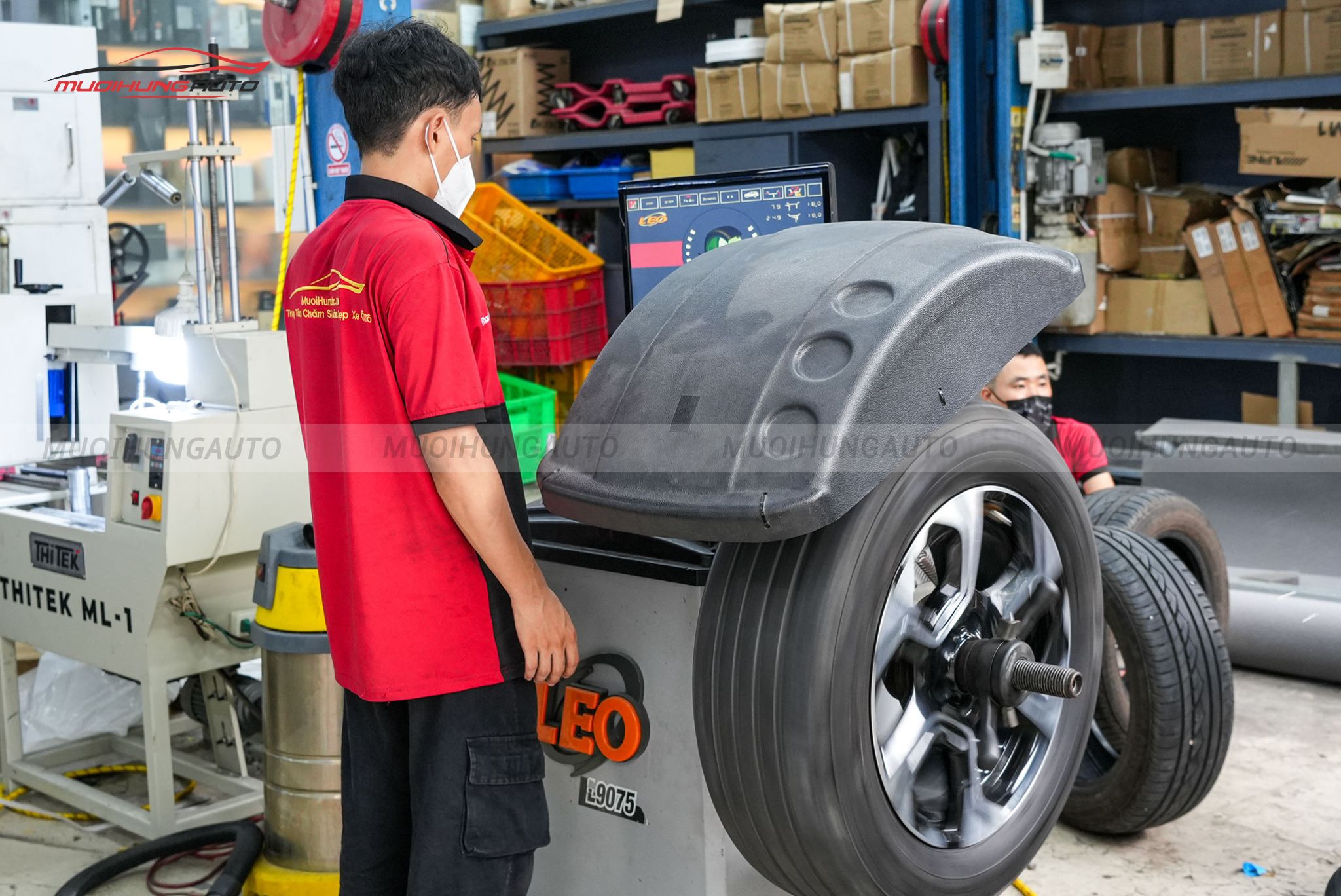 Kỹ thuật tiến hành cân mâm bấm chì