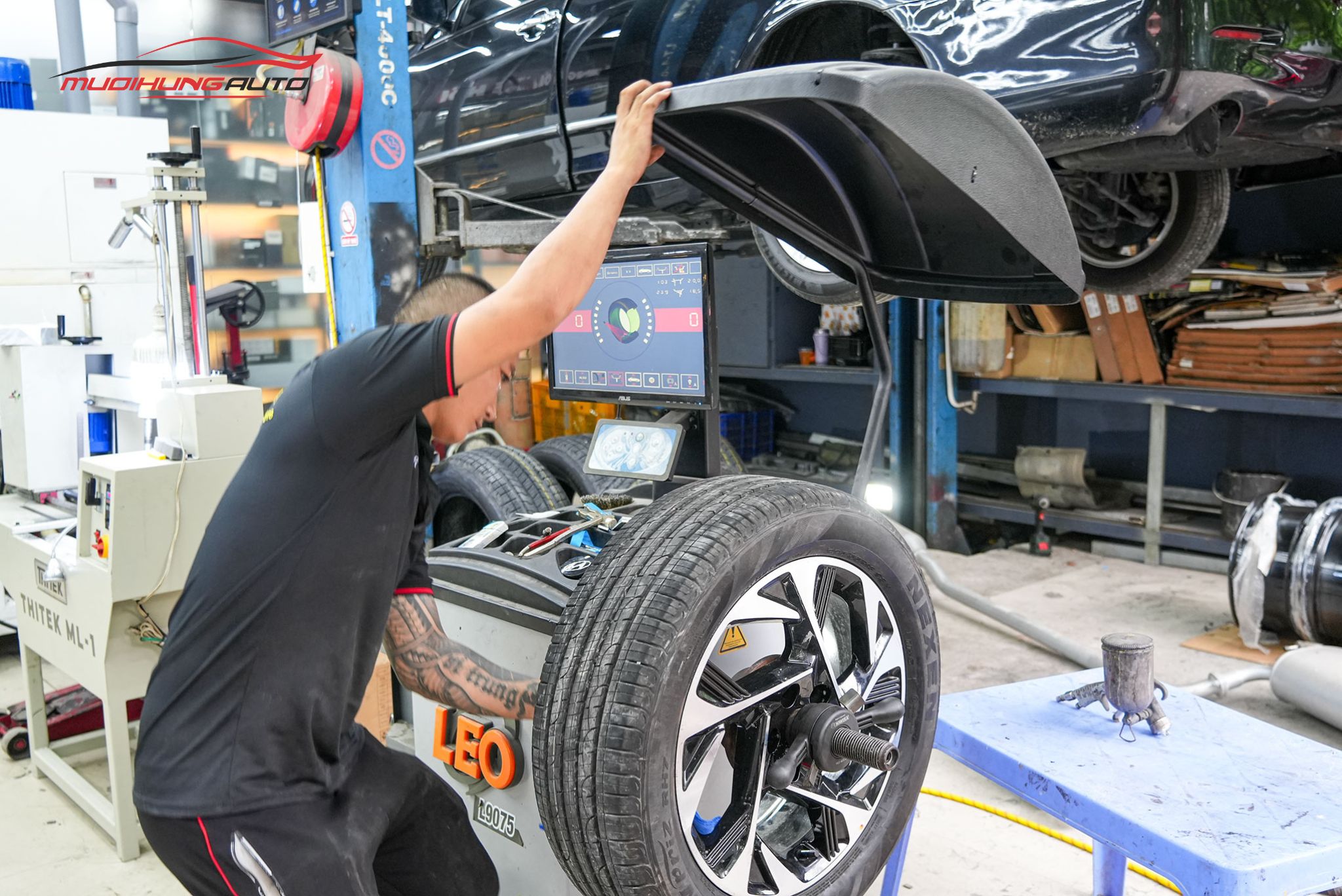 Kỹ thuật tiến hành cân mâm bấm chì