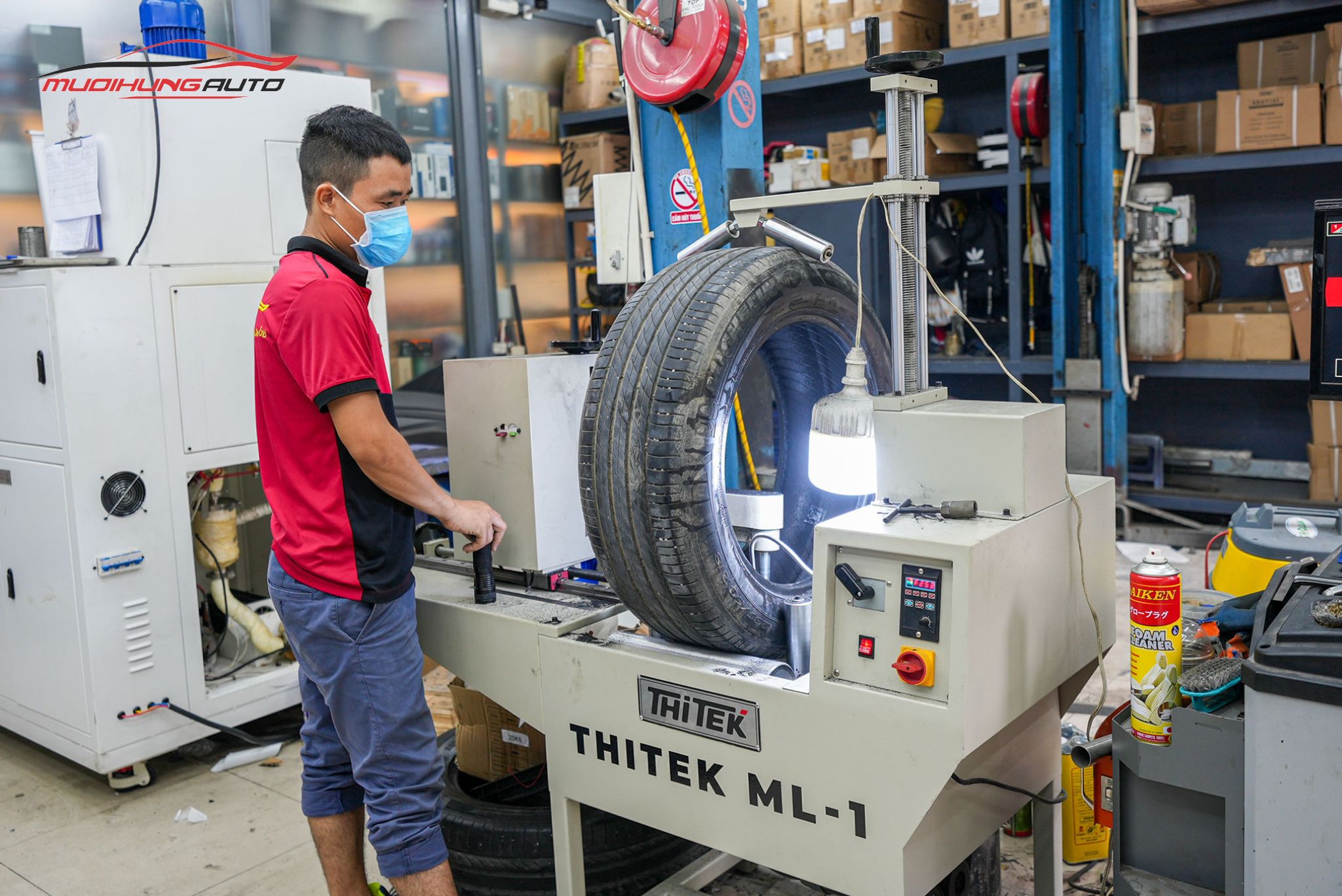 Kỹ thuật xử lý lốp trước khi tráng