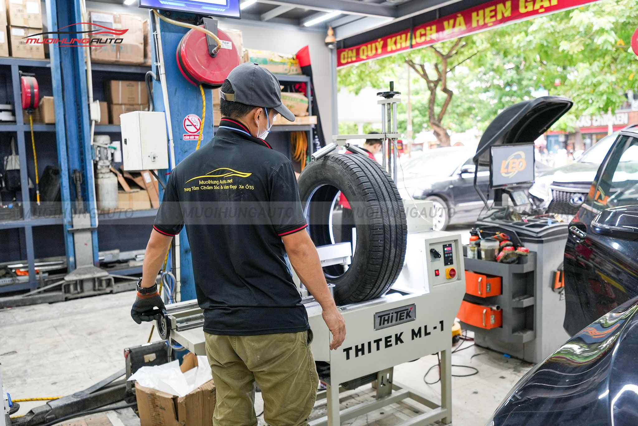 Kỹ thuật xử lý lốp trước khi tráng