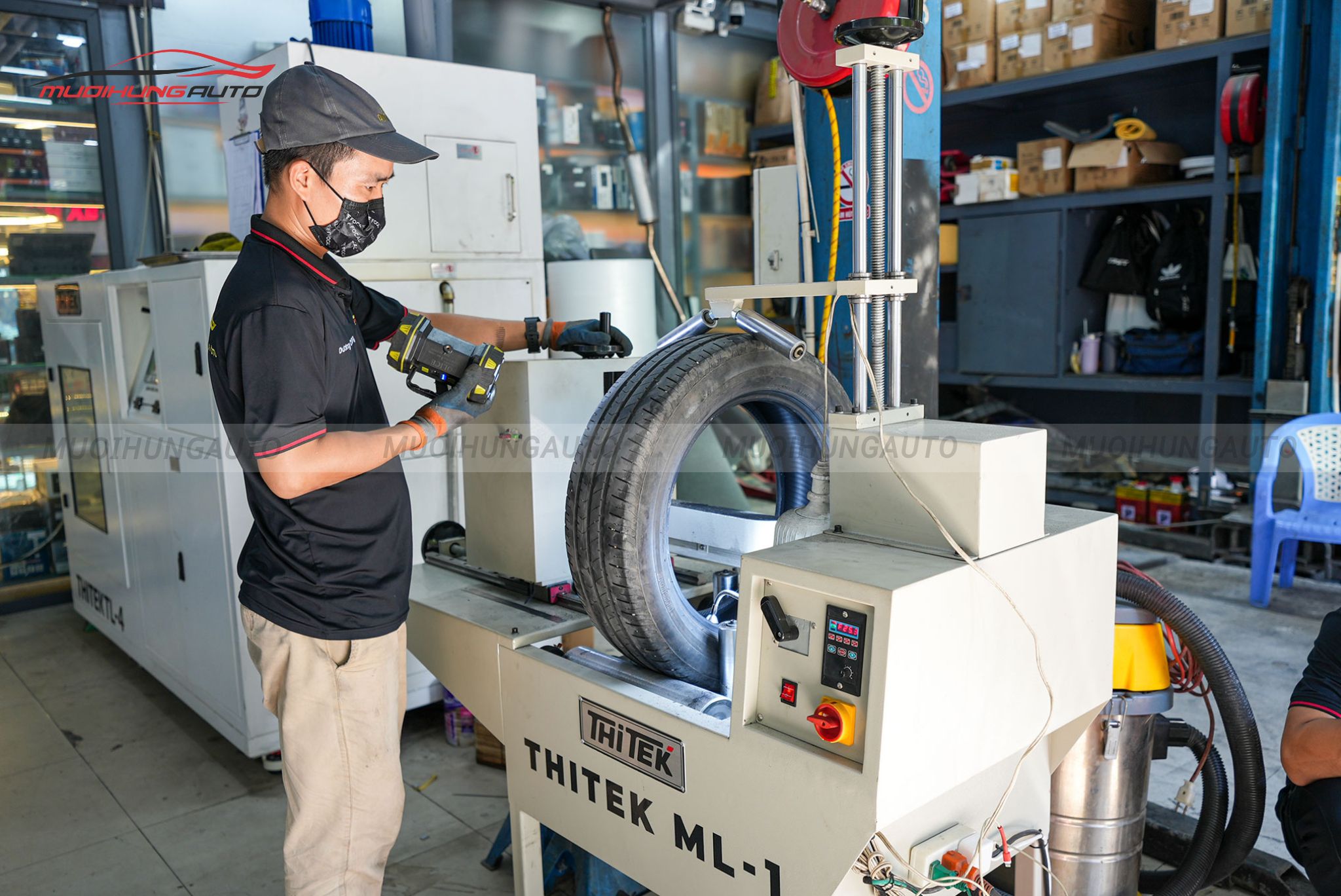 Kỹ thuật xử lý lốp trước khi tráng