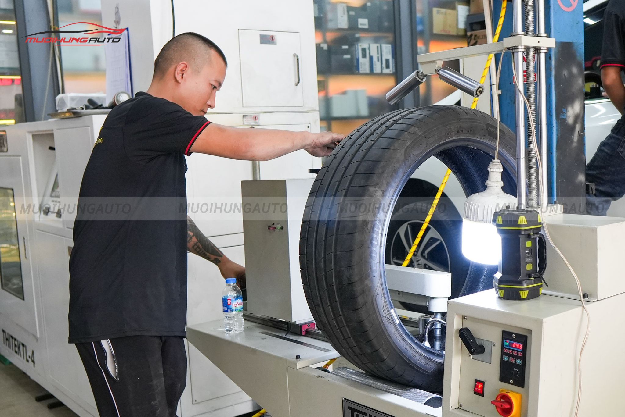 Kỹ thuật xử lý lốp trước khi tráng